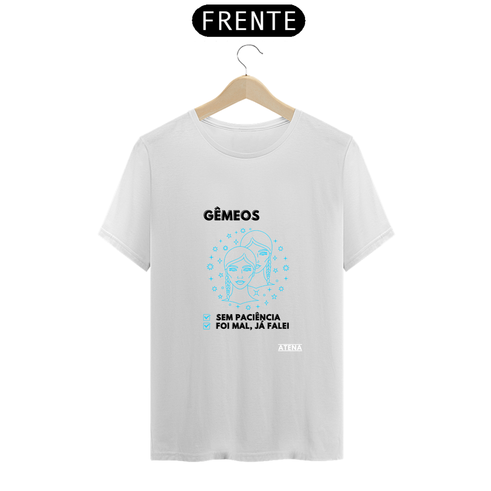 Camiseta Unissex Signo Gêmeos - Atena™ 