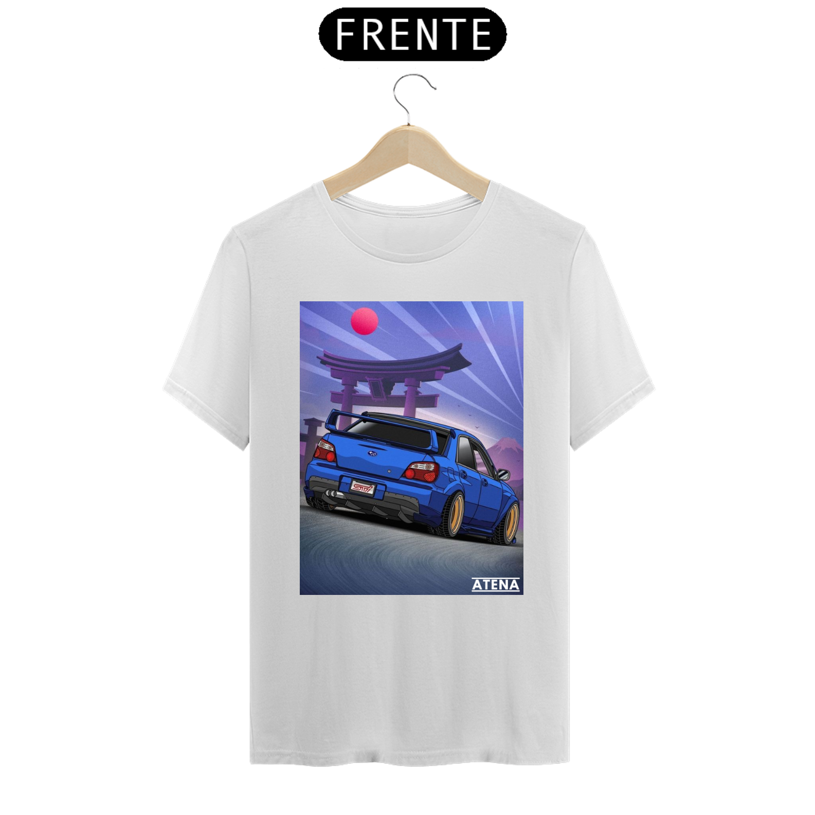 Camiseta Masculina Subaru Impreza WRX STi - Atena™