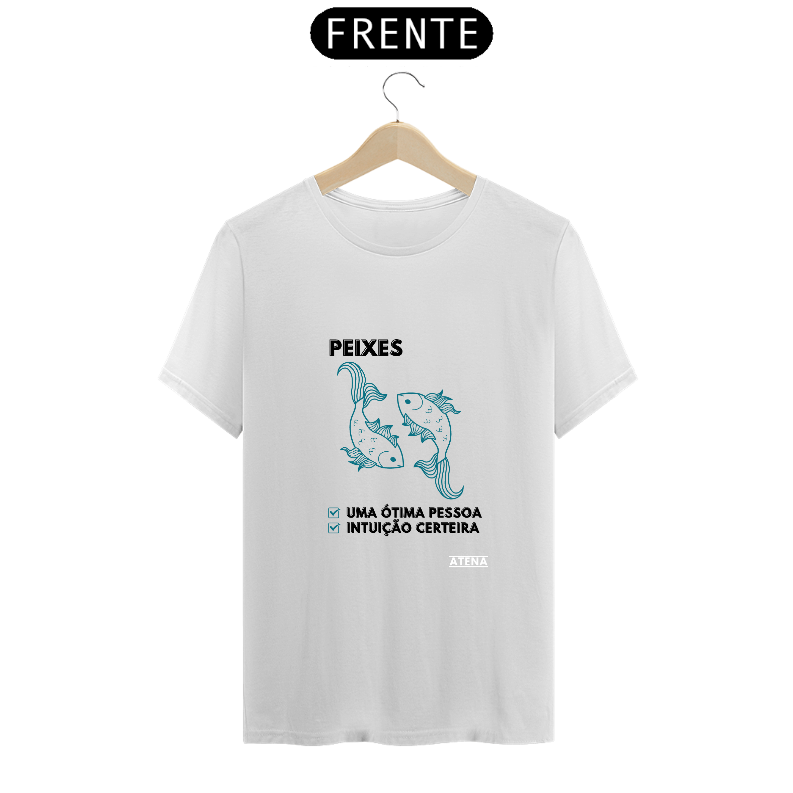 Camiseta Unissex Signo Peixes - Atena™ 