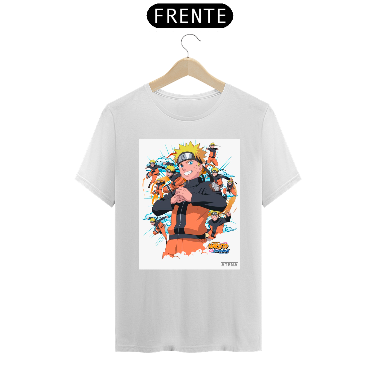 Camiseta Masculina Naruto - Atena™