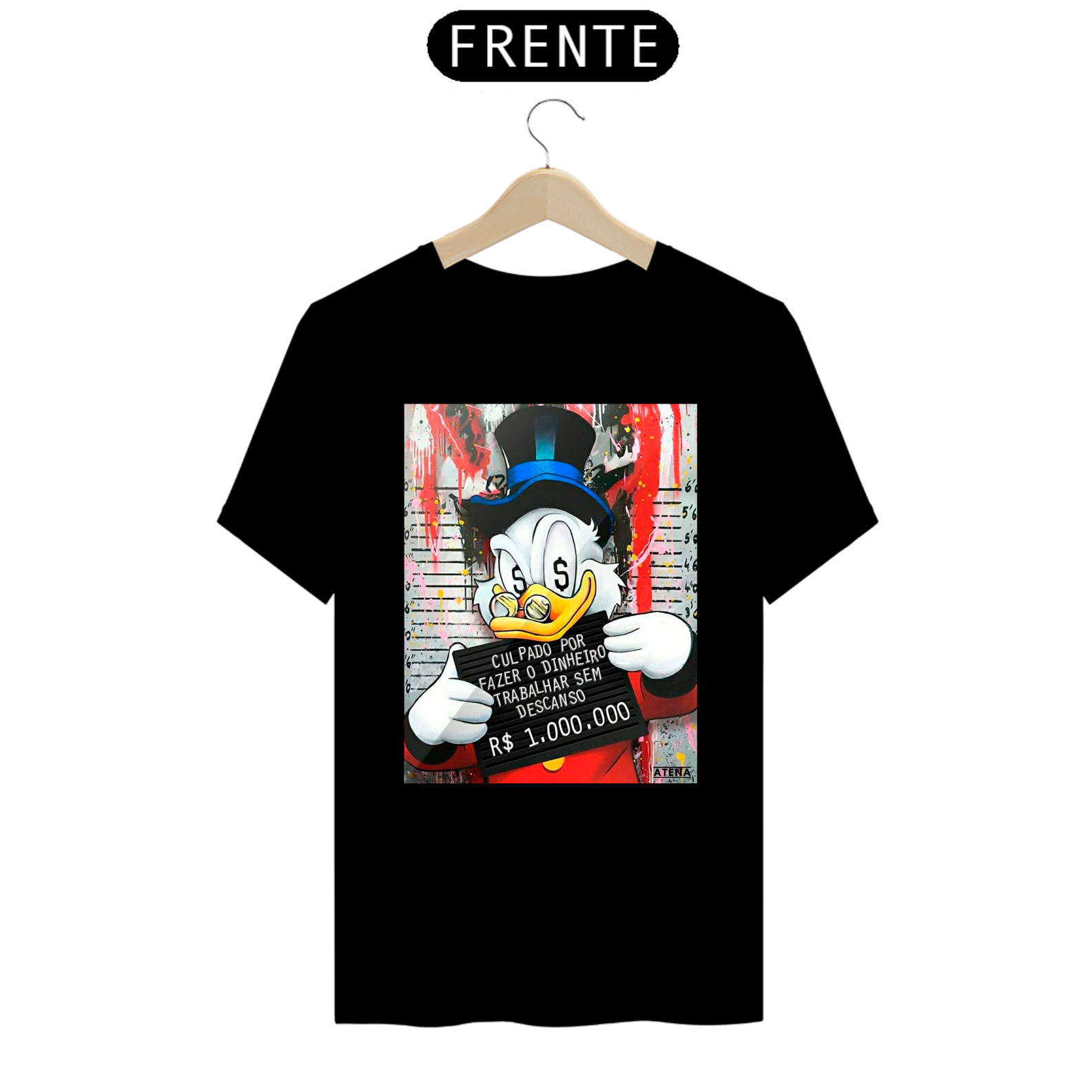 Camiseta Prime Unissex Tio Patinhas - Atena™