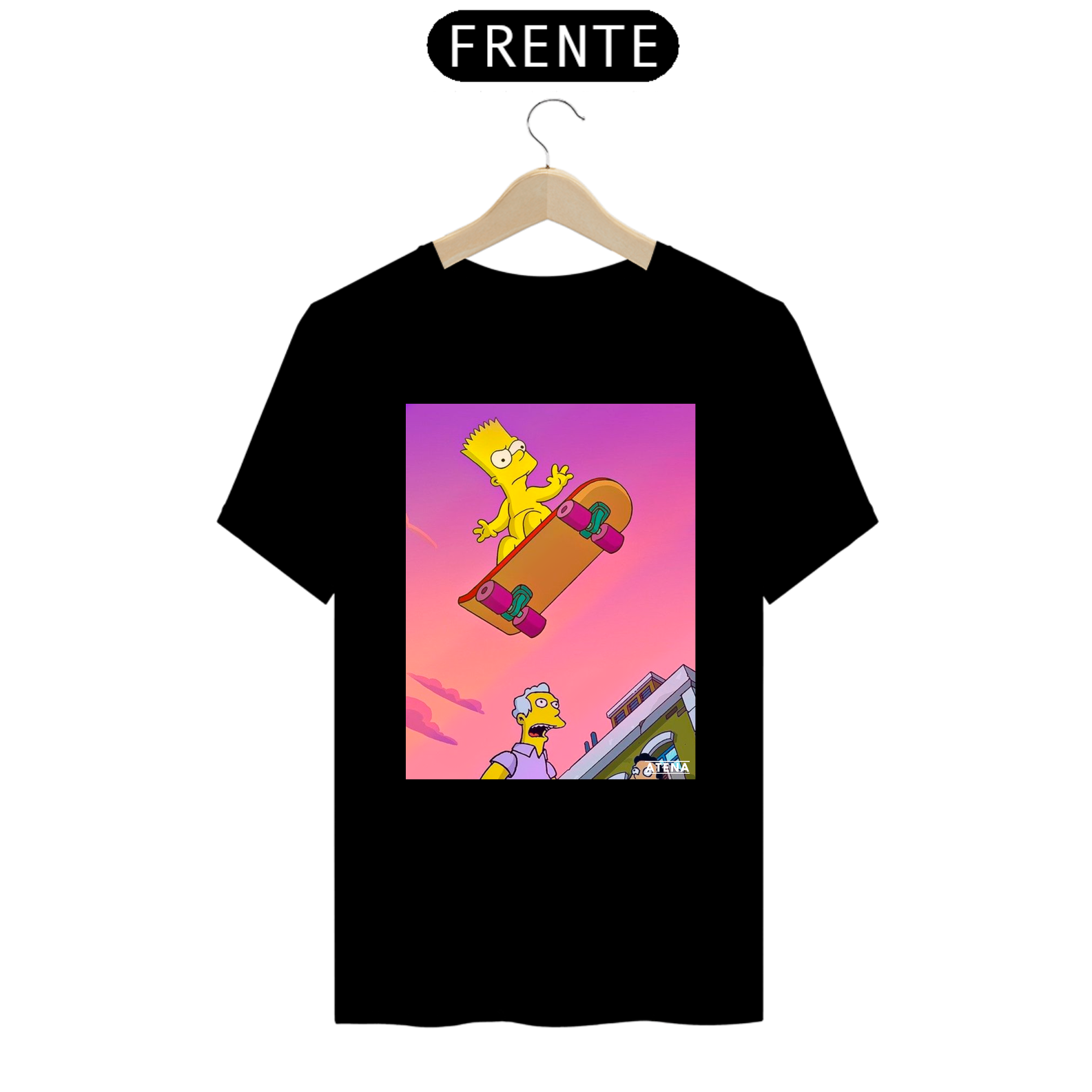 Camiseta Prime Unissex Bart Simpson - Atena™
