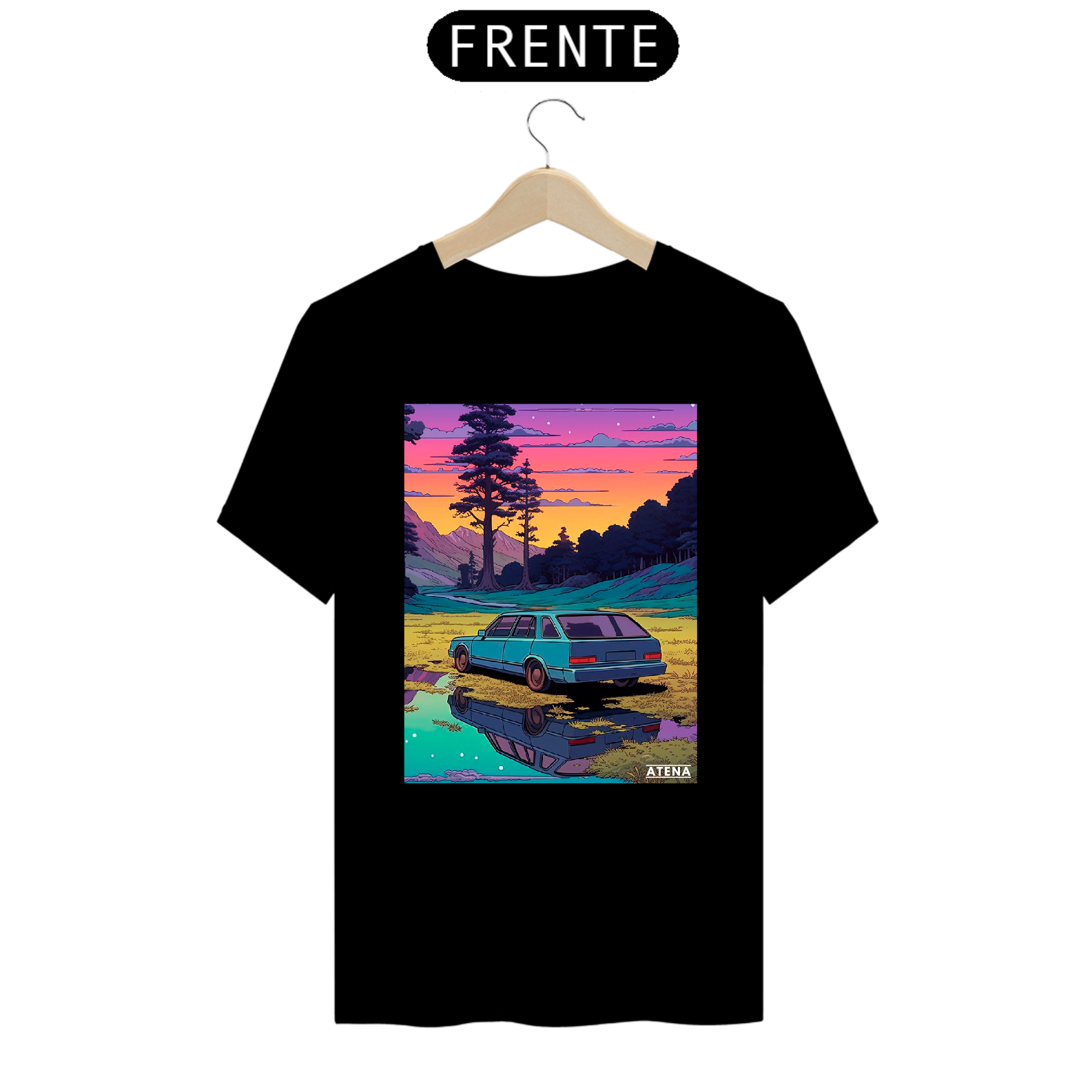 Nome do produto: Camiseta Prime Unissex Lofi Car - Atena™