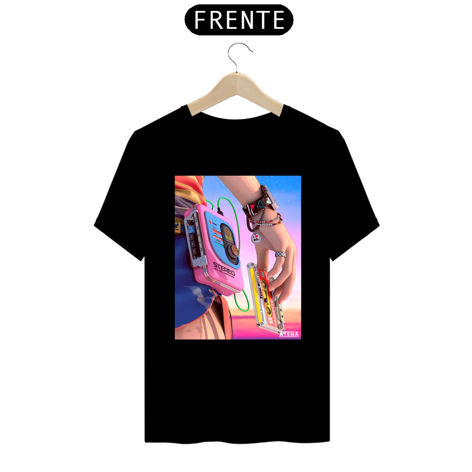 Camiseta Prime Unissex Diskman - Atena™