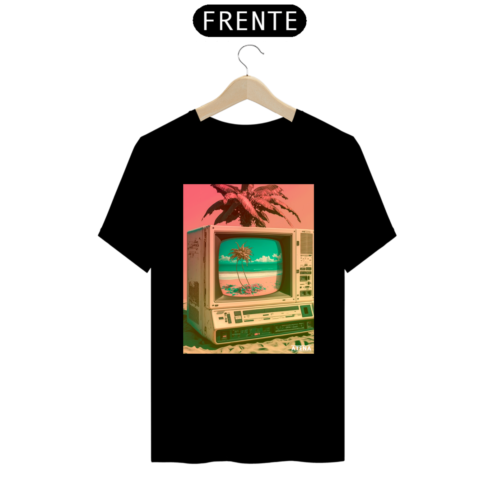 Camiseta Prime unissex Old Television - Atena™