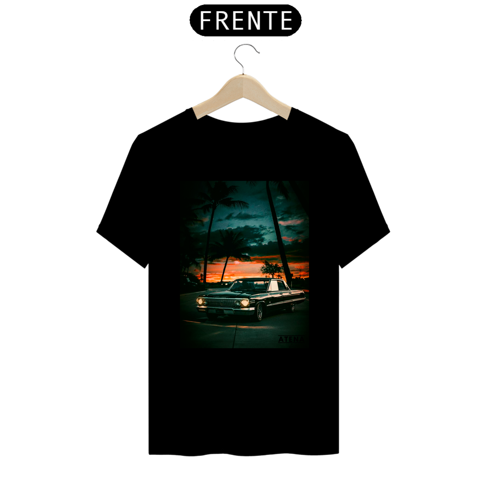 Camiseta Prime Masculina Lowrider in The Sunset - Atena™