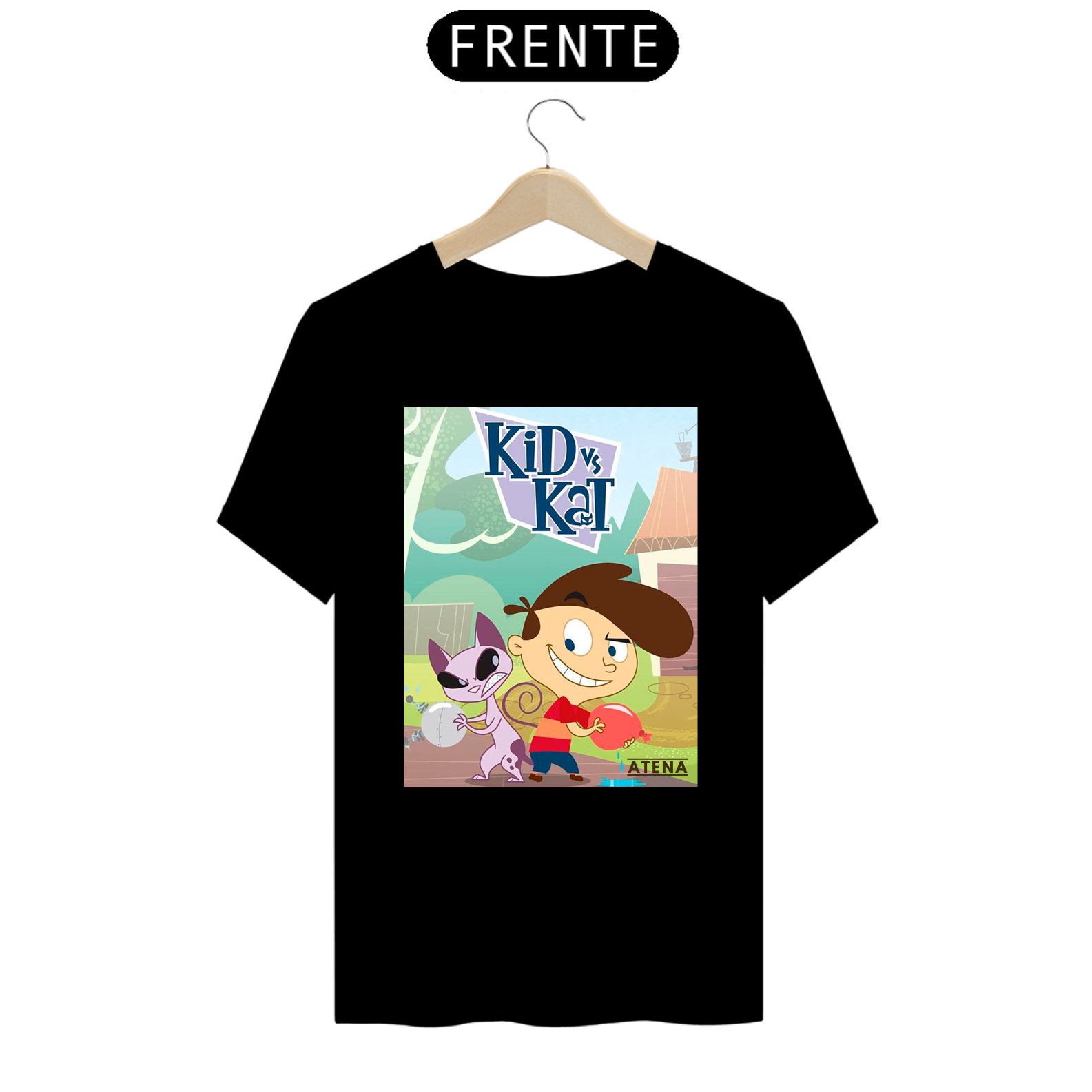 Camiseta Prime Masculina Kid vs Cat - Atena™
