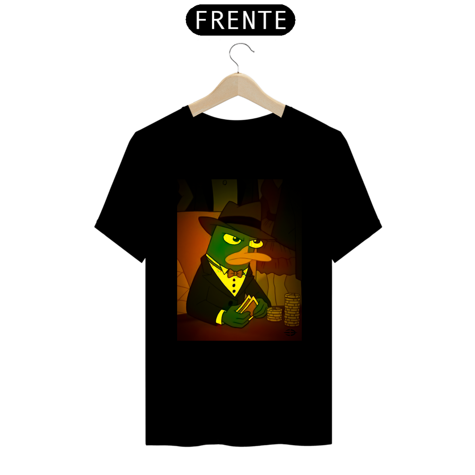 Camiseta Prime Masculina Perry o Ornitorrinco  - Atena™