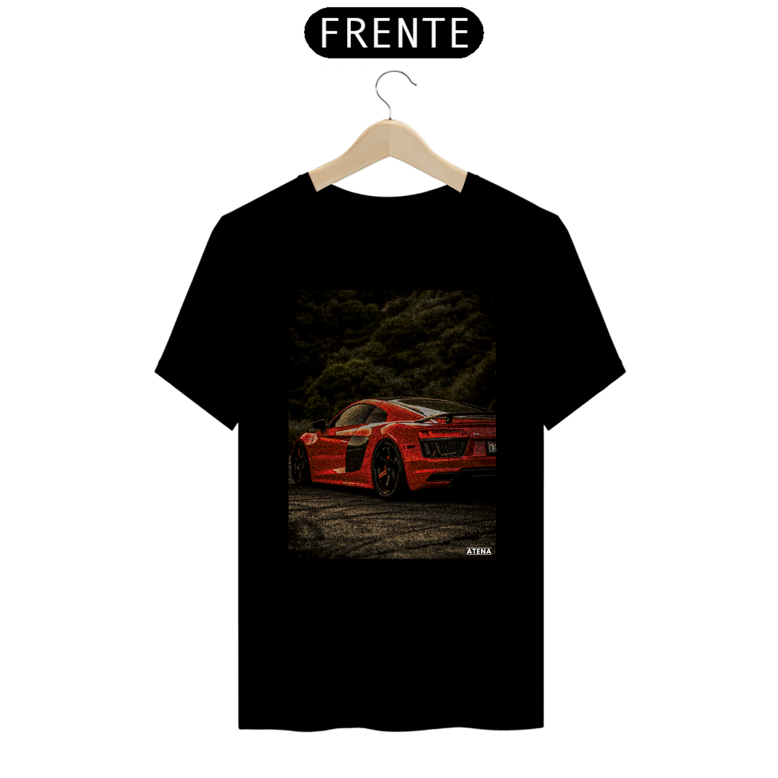 Camiseta Premium Masculina Audi R8 V10 - Atena™