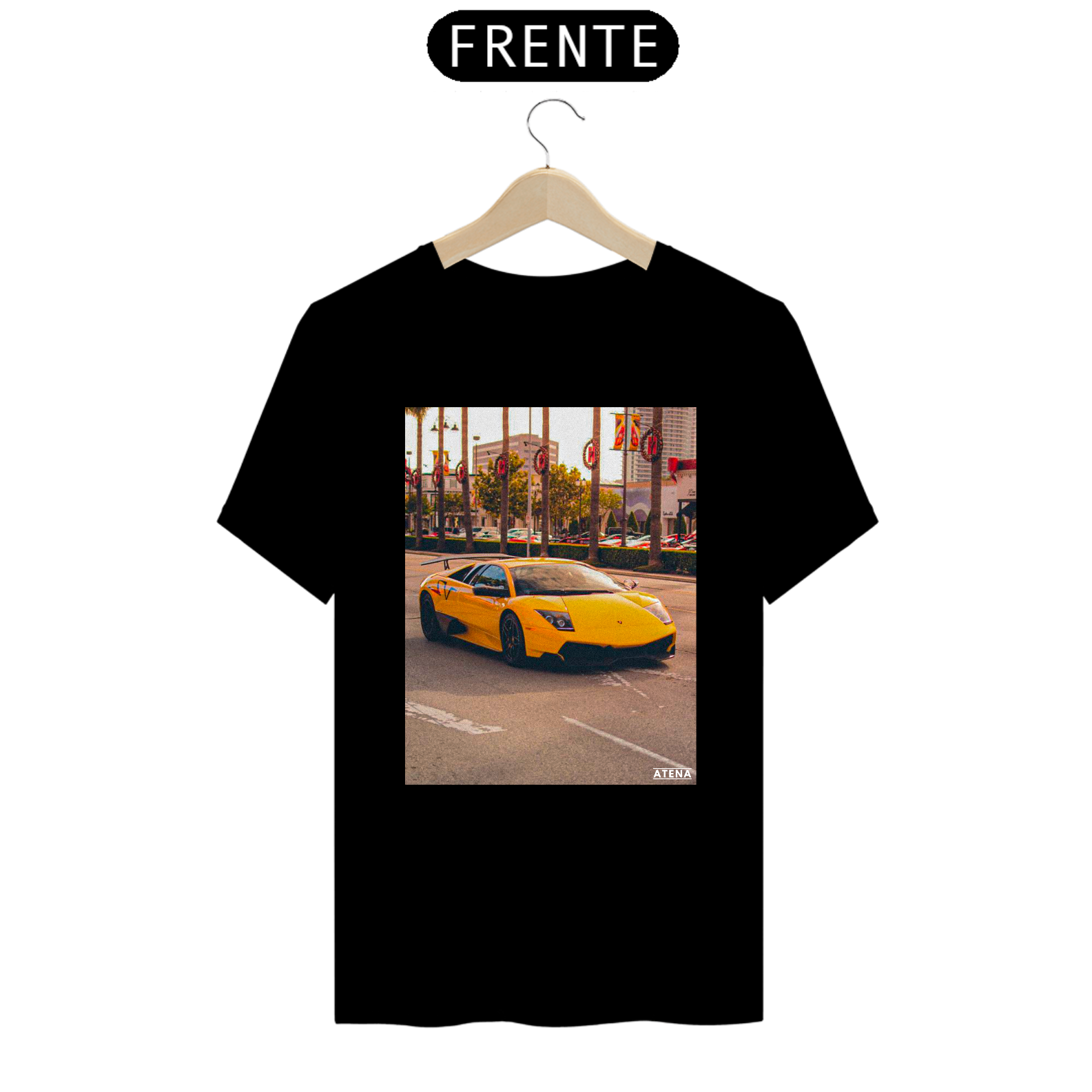 Camiseta Premium Masculina Lamborghini Muricélago SV - Atena™