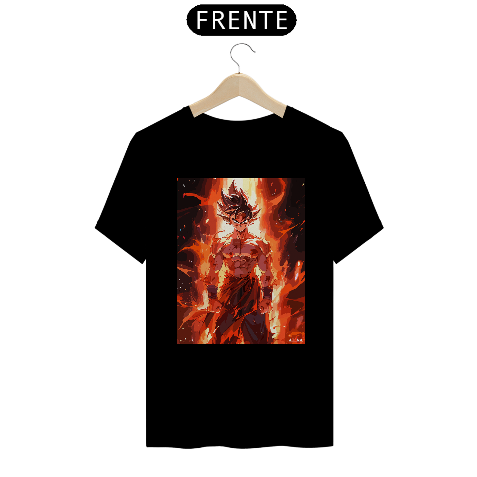 Camiseta Premium Unissex Goku on Fire - Atena™