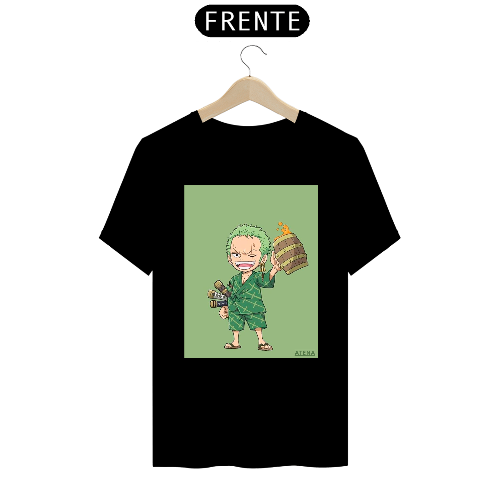 Camiseta Premium Unissex Teen Zoro - Atena™