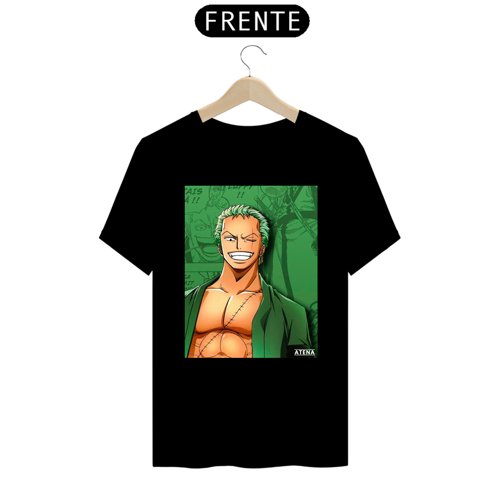 Camiseta Premium Unissex Zoro - Atena™