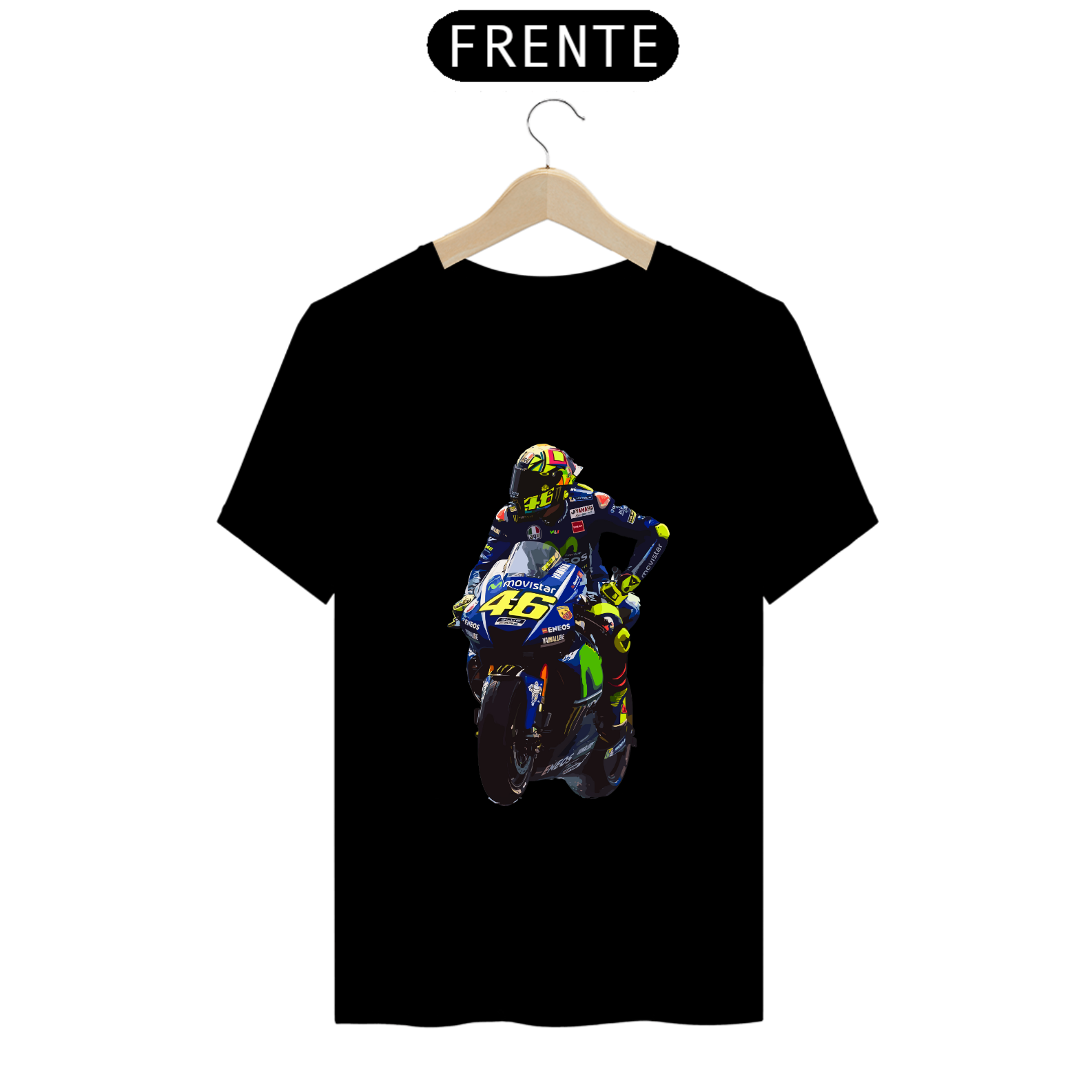 Camiseta Premium Unissex Valentino Rossi - Atena™