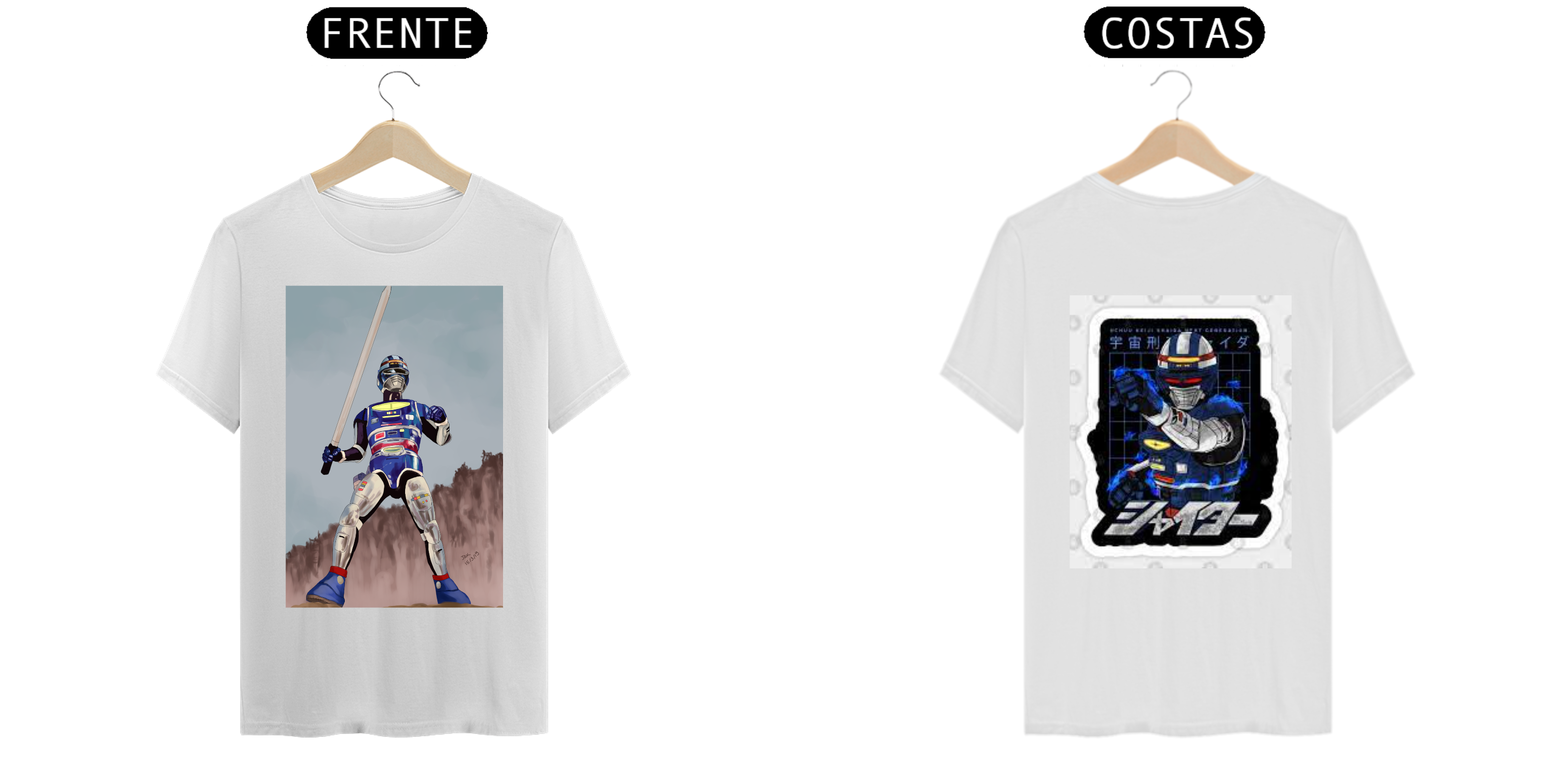 Nome do produto: Camisa Metal Hero Shaider