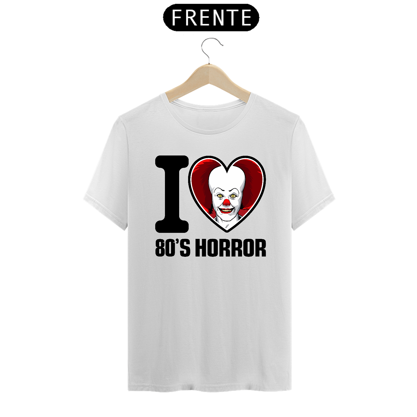 Camiseta I Love 80's Horror