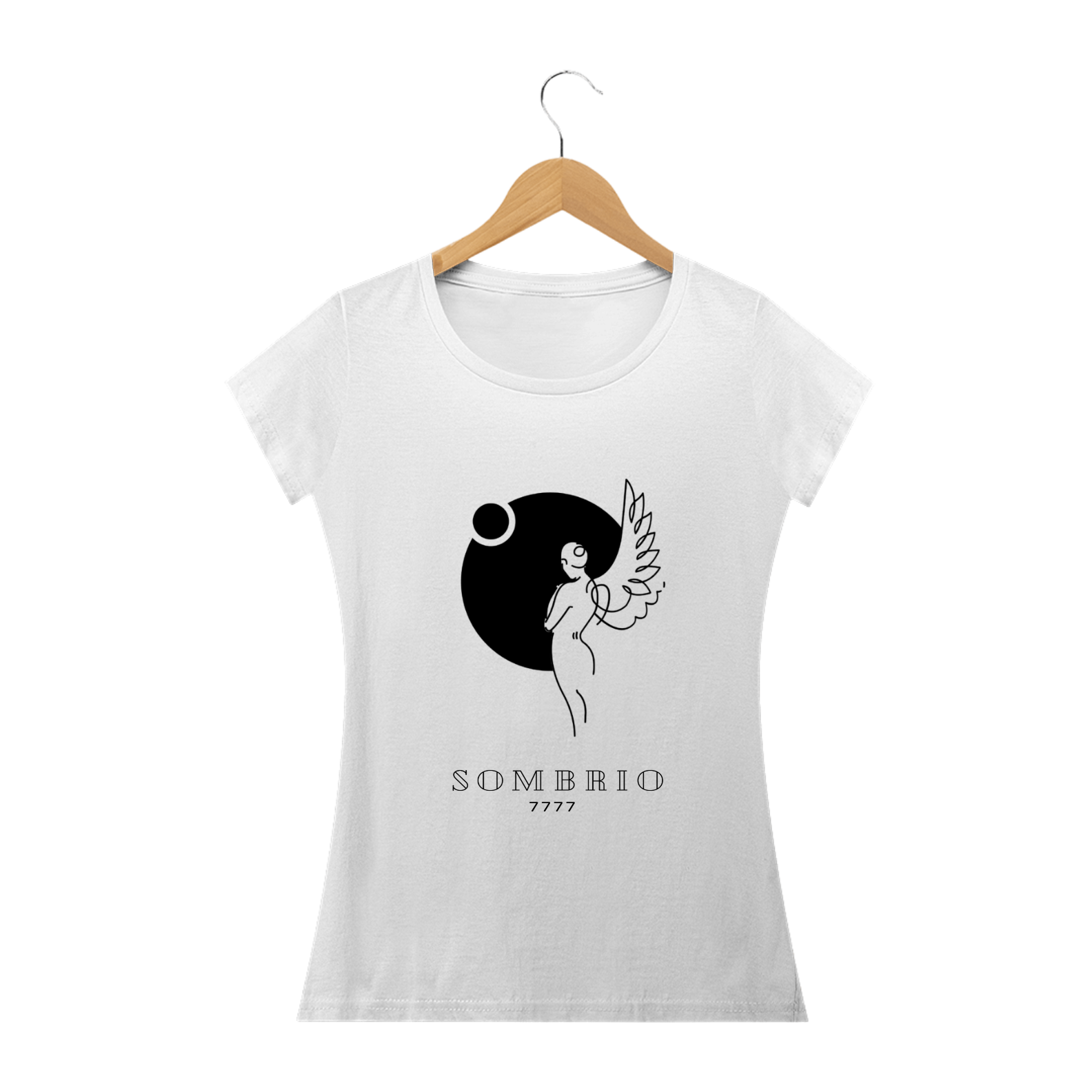 CAMISETA BABY LONG  FEMININO SHADOW SOMBRIO 7777