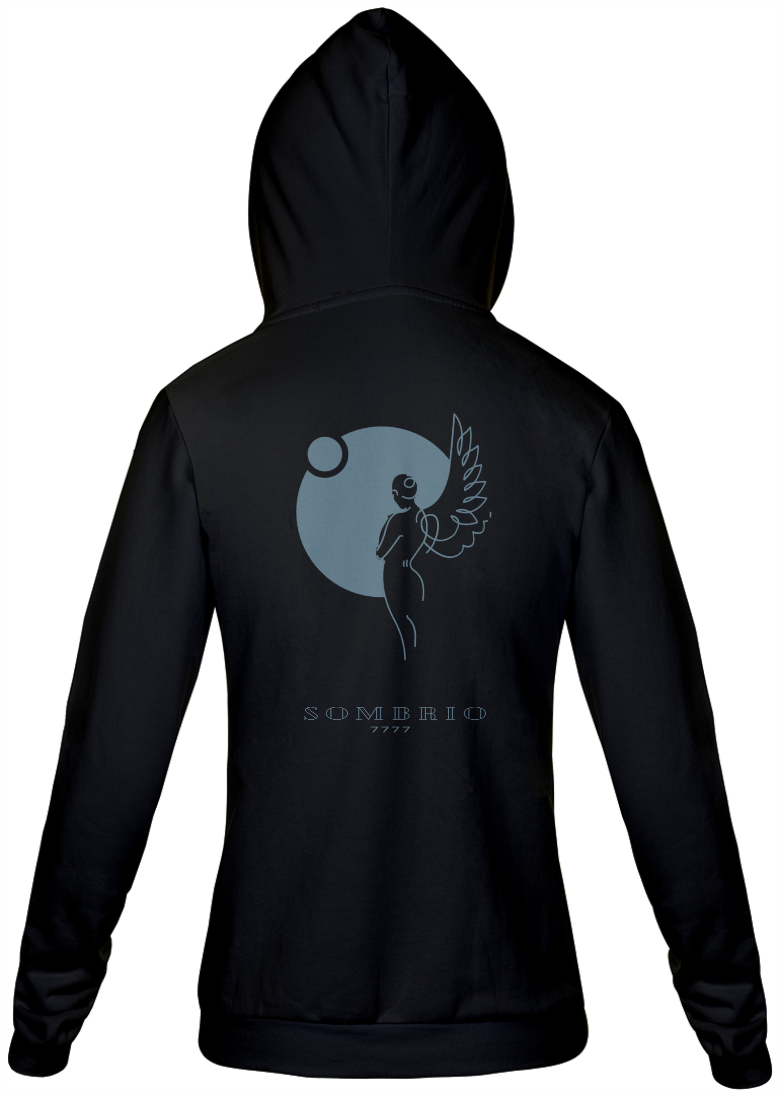 MOLETOM COM ZIPER UNISSEX SHADOW SOMBRIO 7777