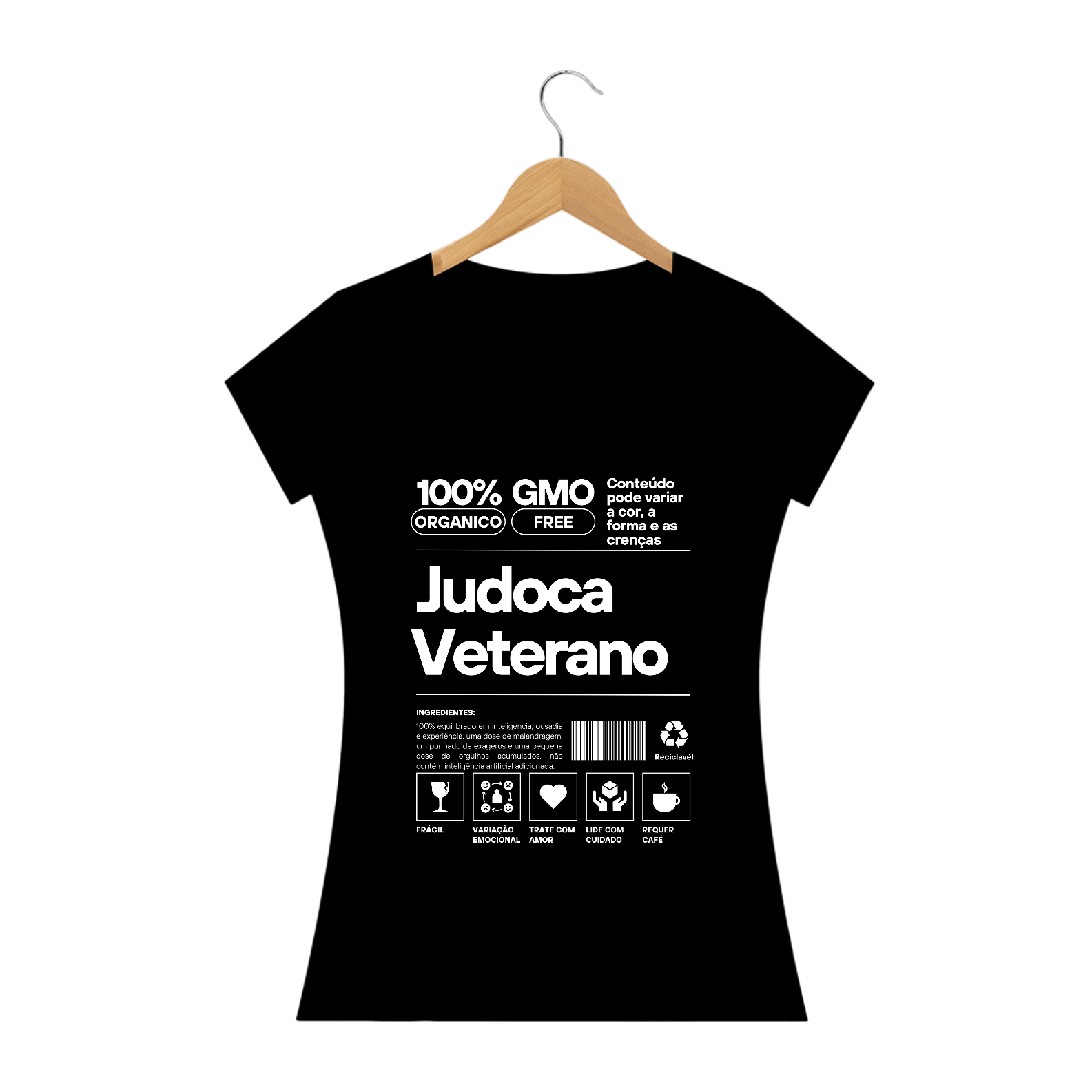Baby Look Judoca Veterano escuras