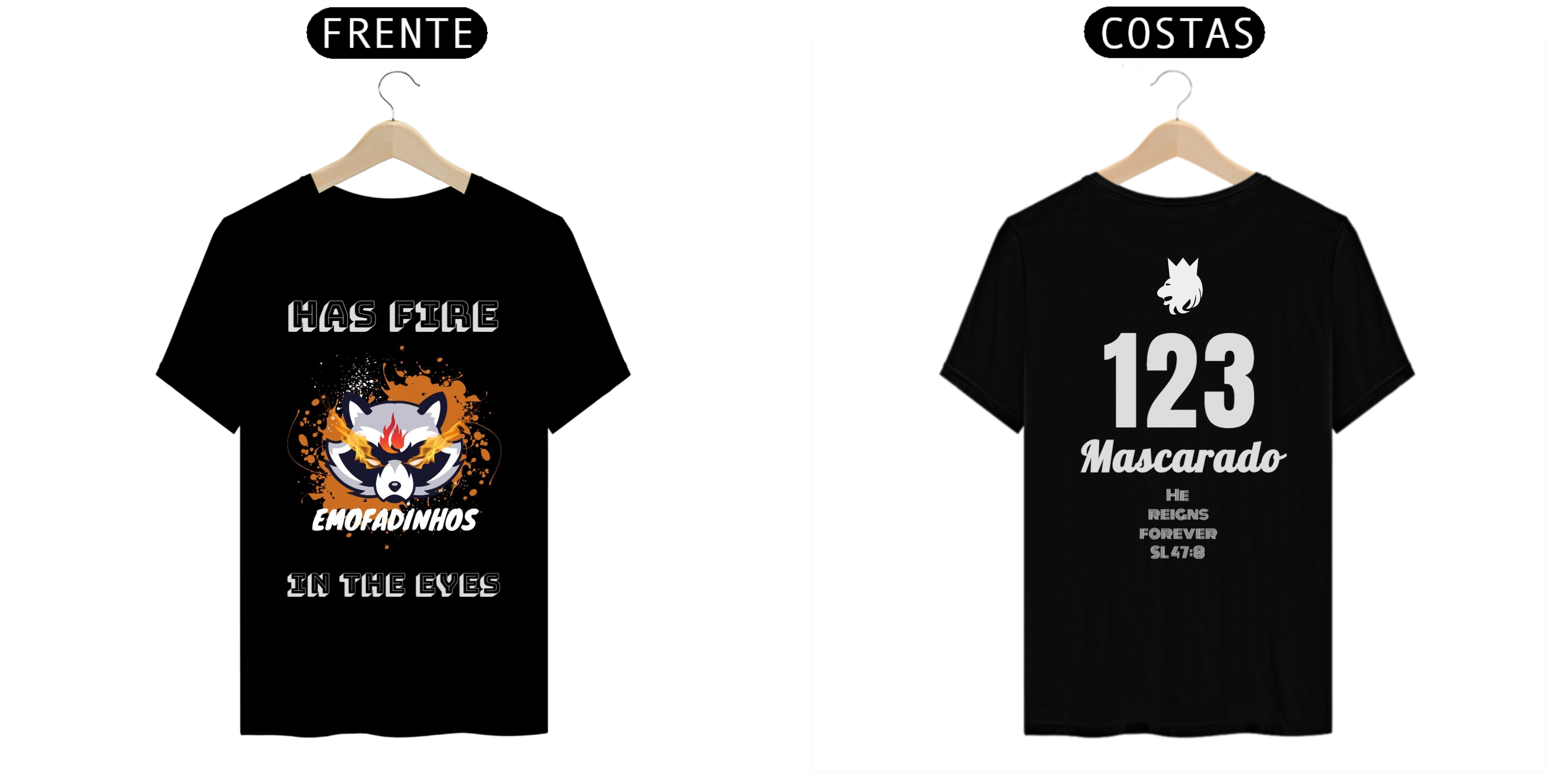 Camiseta Emofadinhos edição especial MASCARADO