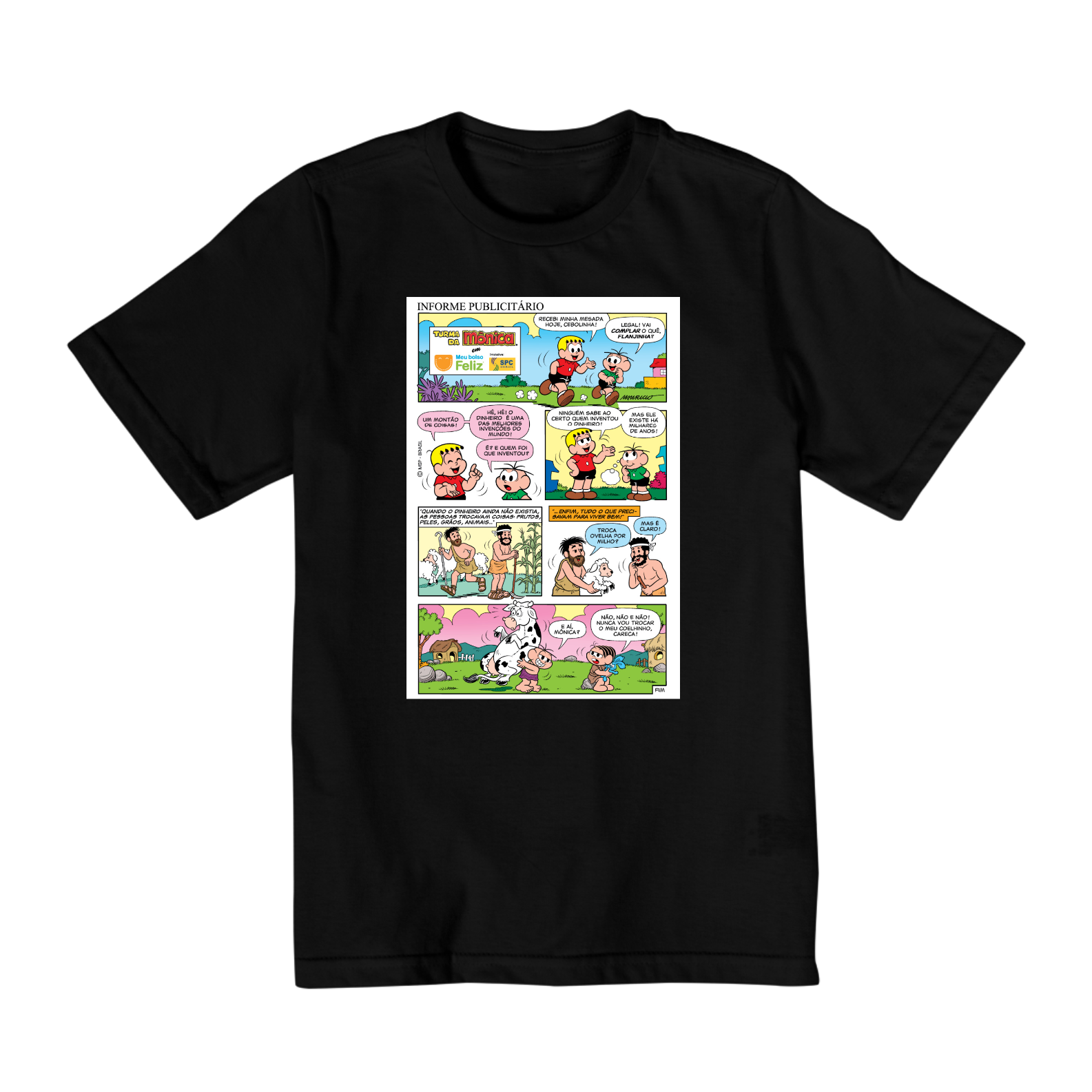 camisa social turma da Monica