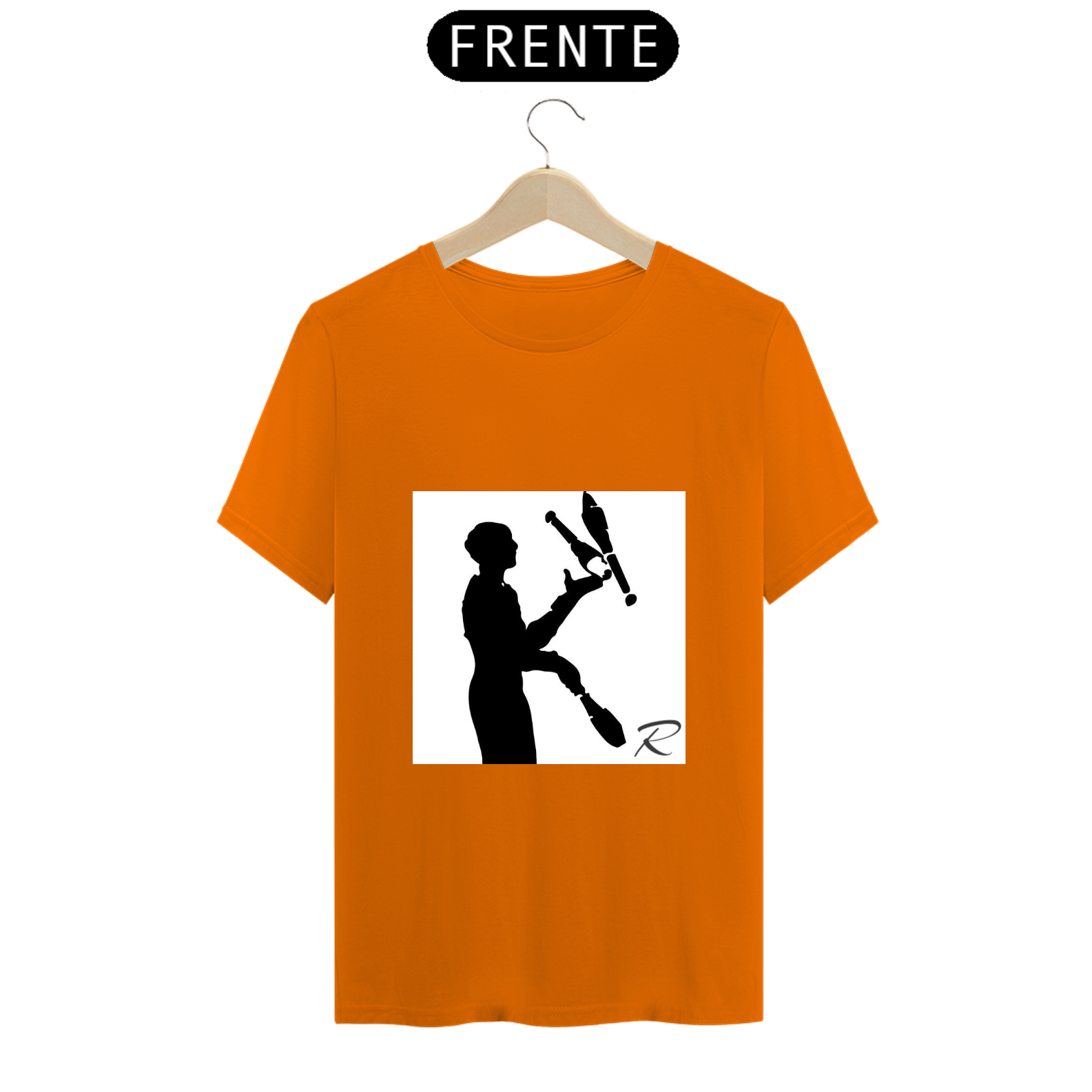 Camiseta estampada masculina malabares 