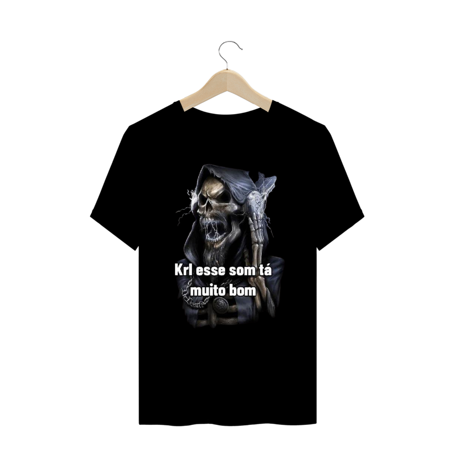 Camiseta edição especial MEME da caveira ( PLUZ SIZE)