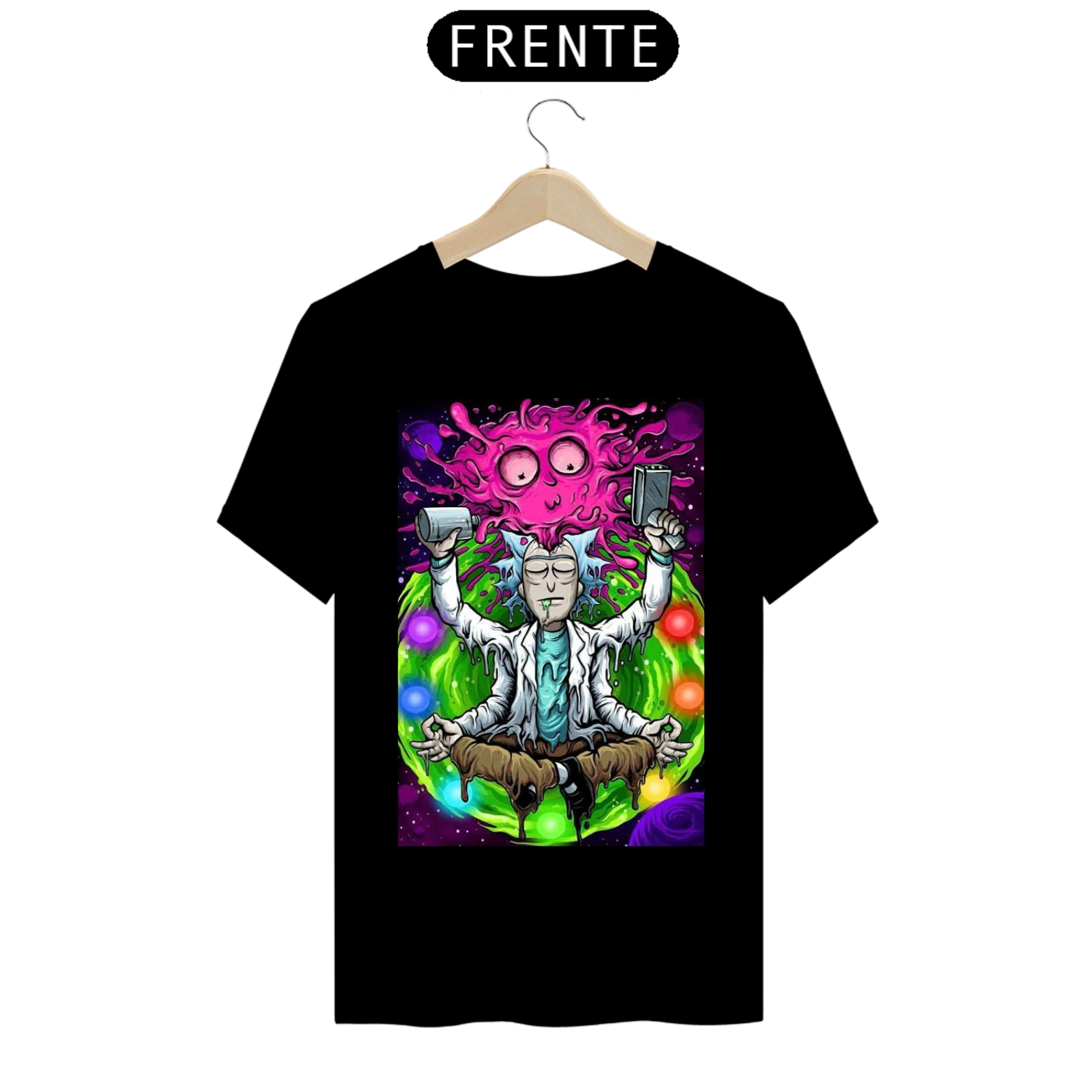 camiseta do Rick Sanchez