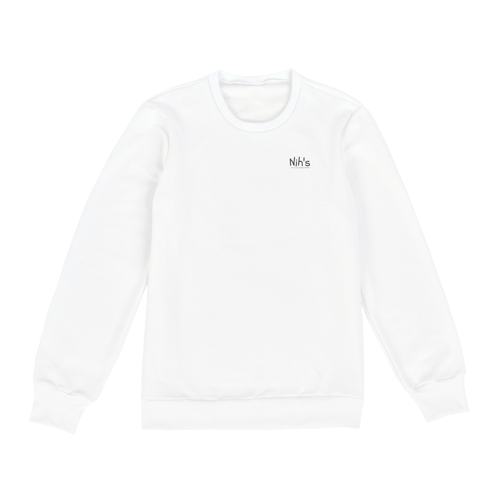 Moletom Original Nih's - Minimalista (Logo Preta) 