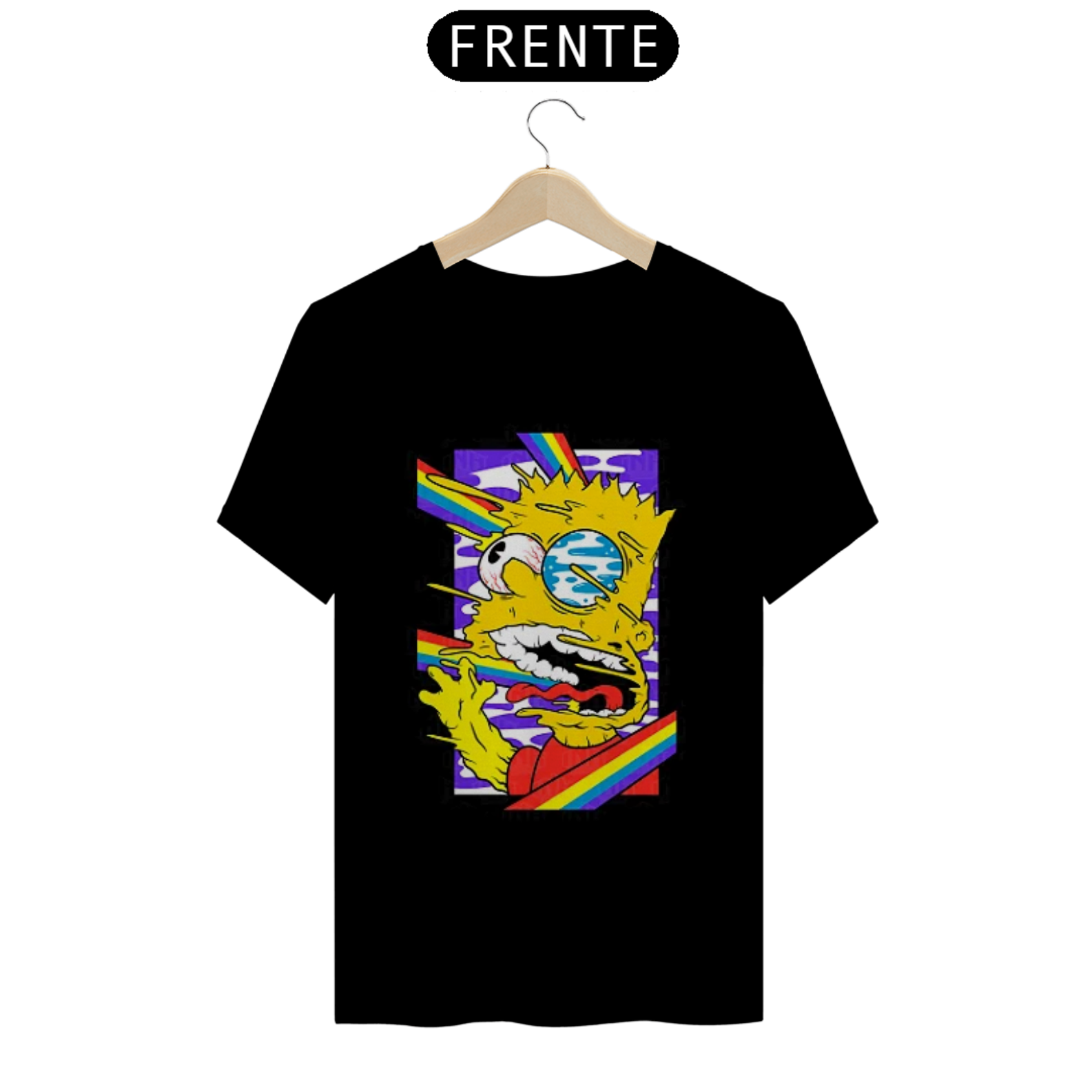 Camiseta Bart Crazy