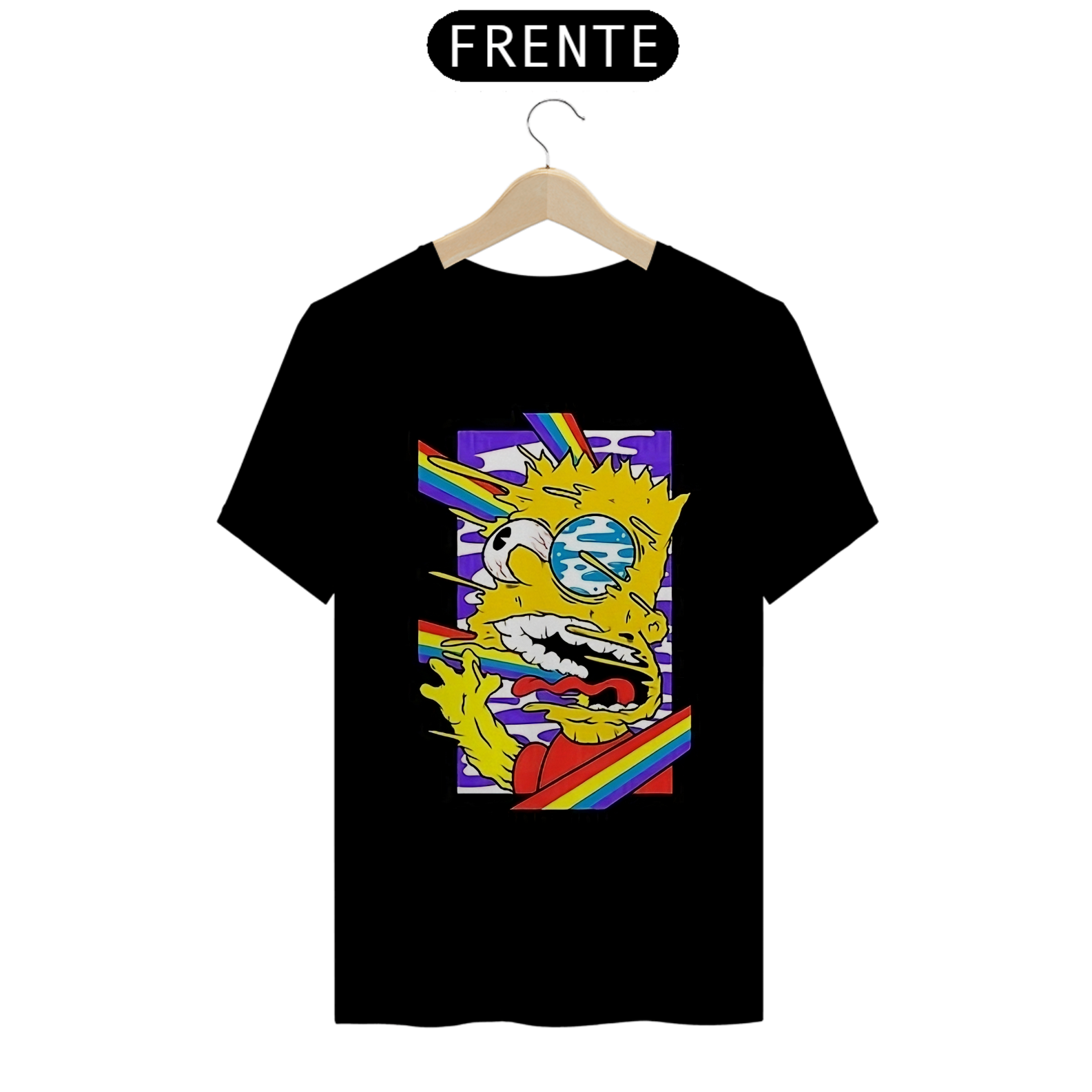 Camiseta Bart Crazy