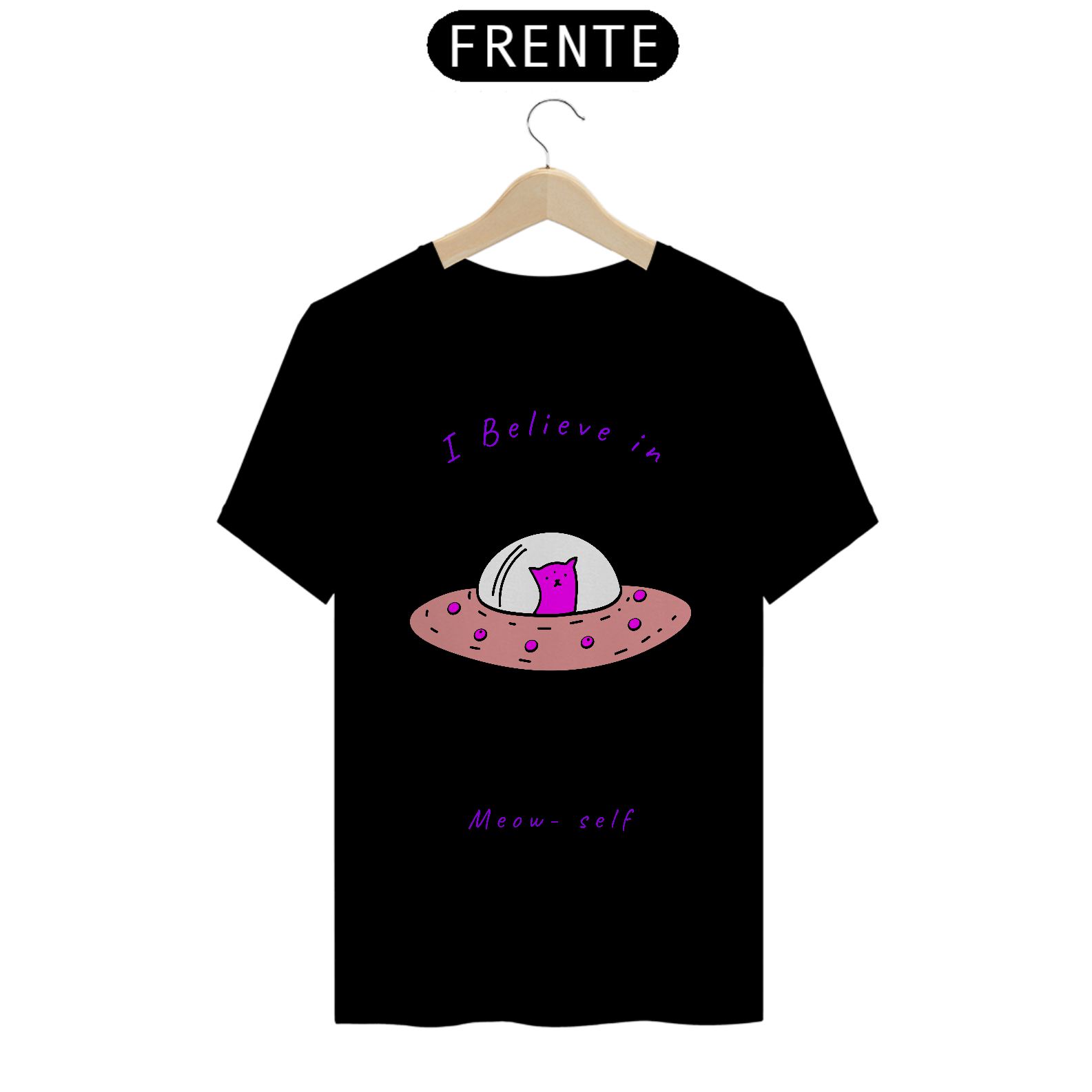 Camiseta Meow Spaceship