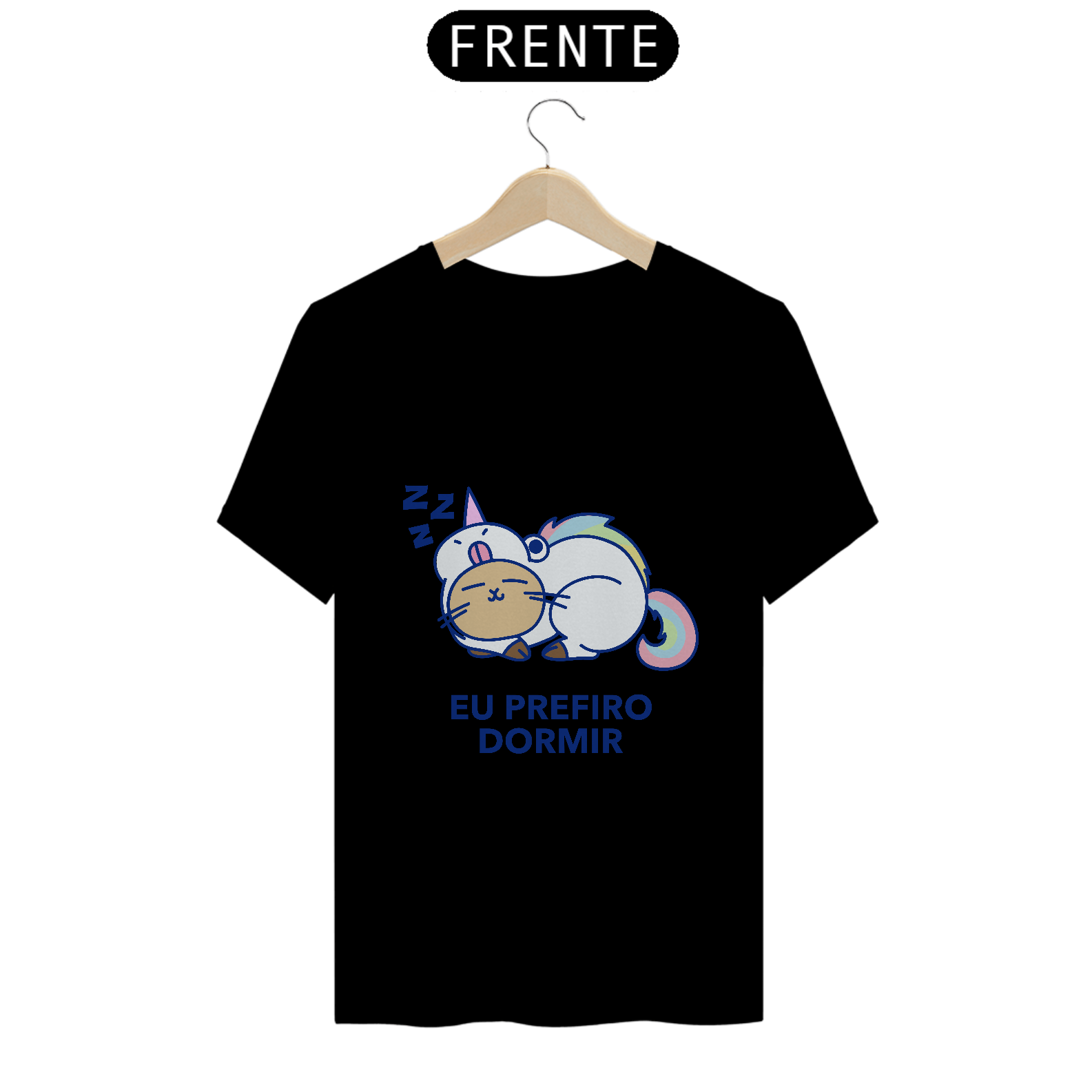 Camiseta Meownicorn Zzz PT-BR