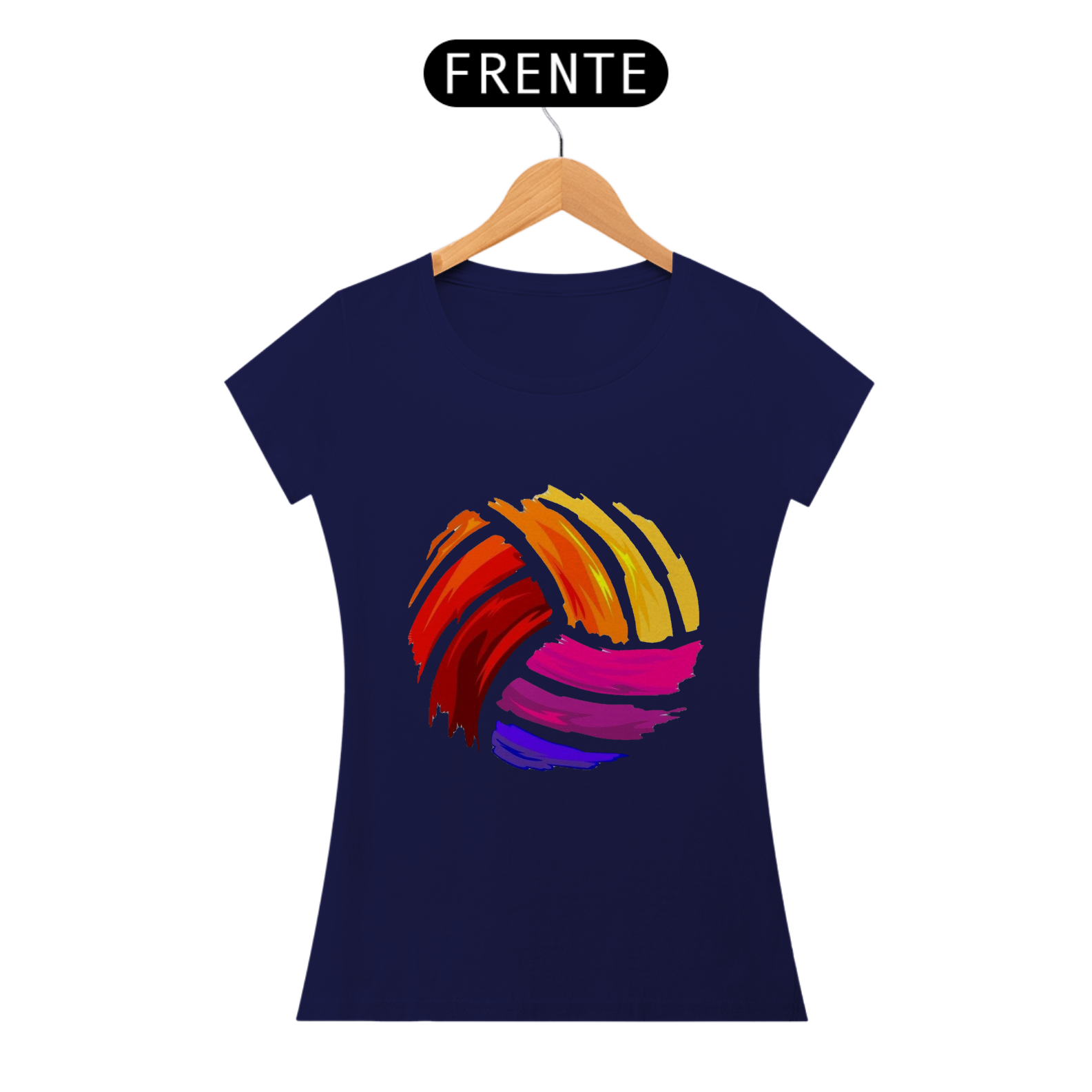 Camiseta Feminina Bola de Vôlei