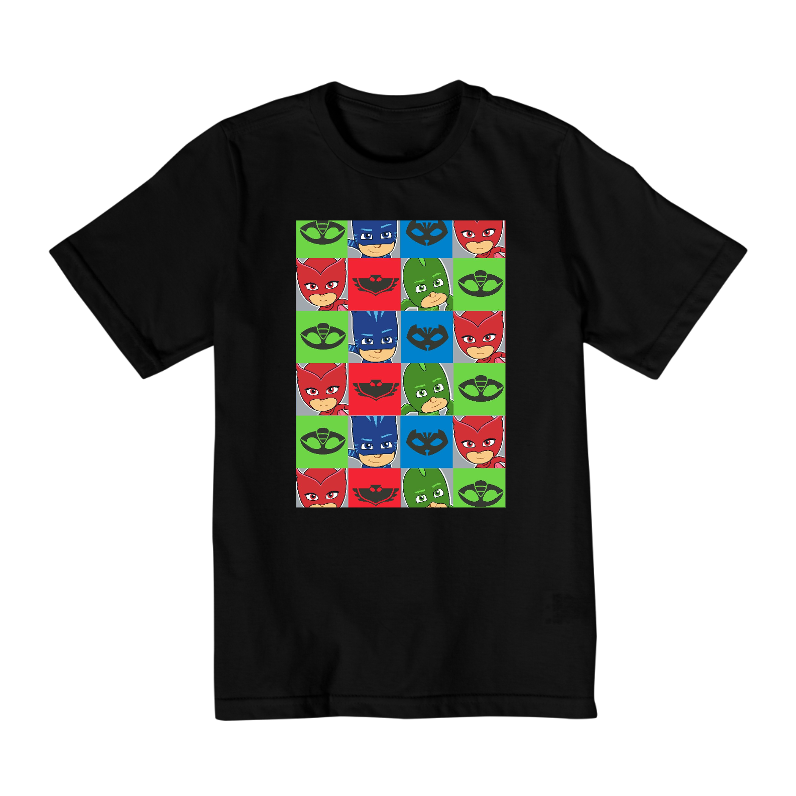 camisa infantil pj masks