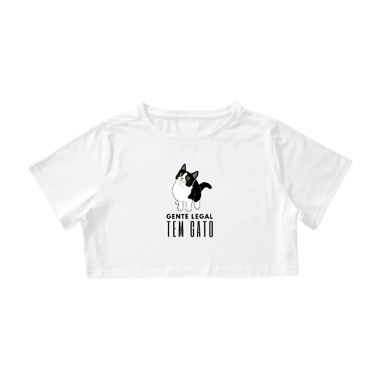 Cropped Gente Legal tem Gato - Clara
