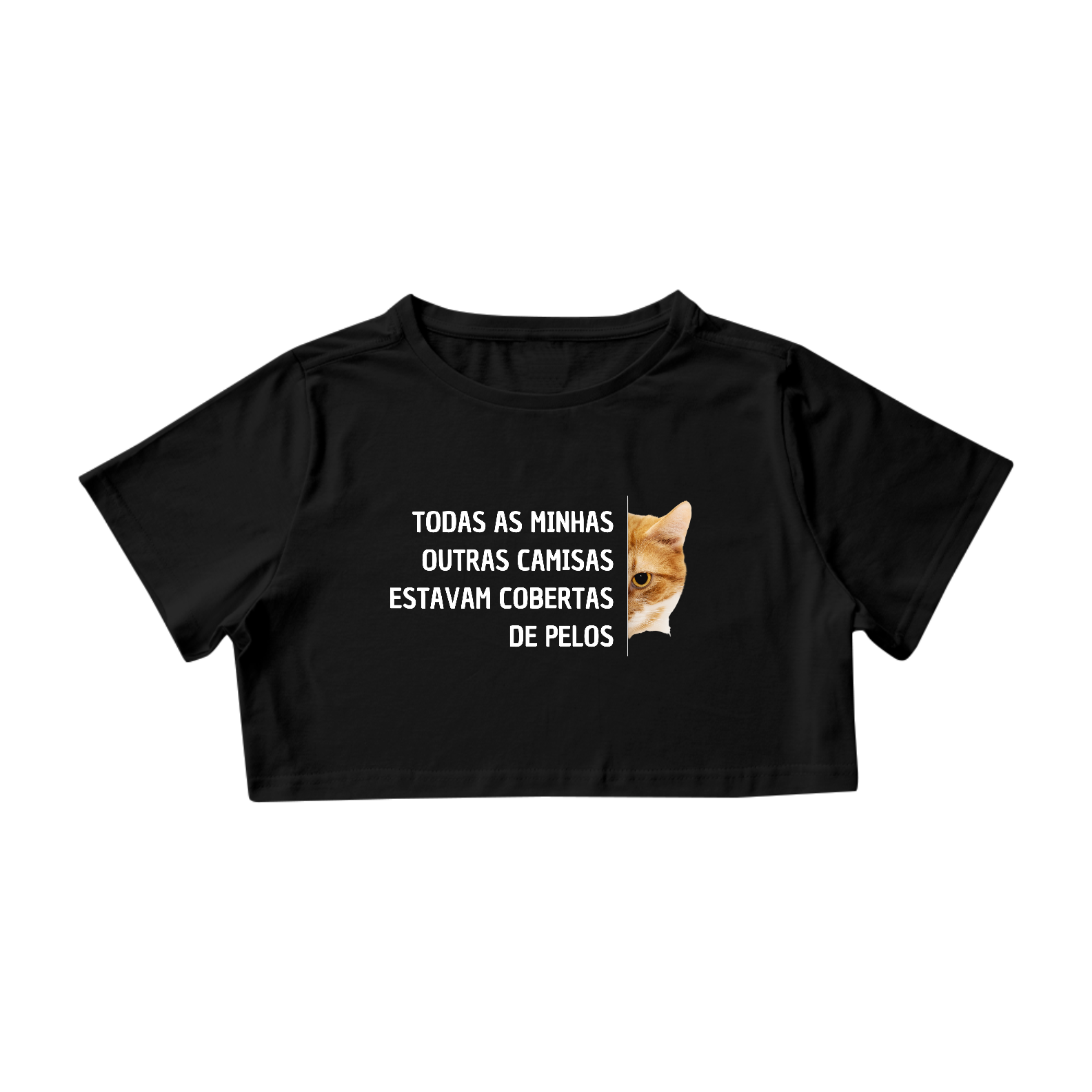 Cropped Cobertas de Pelo - Escura