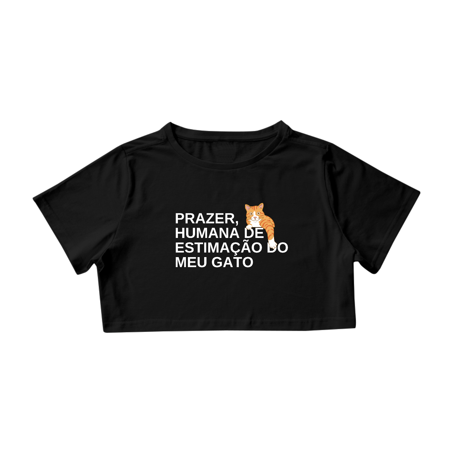 Cropped Humana de Estimação - Escura