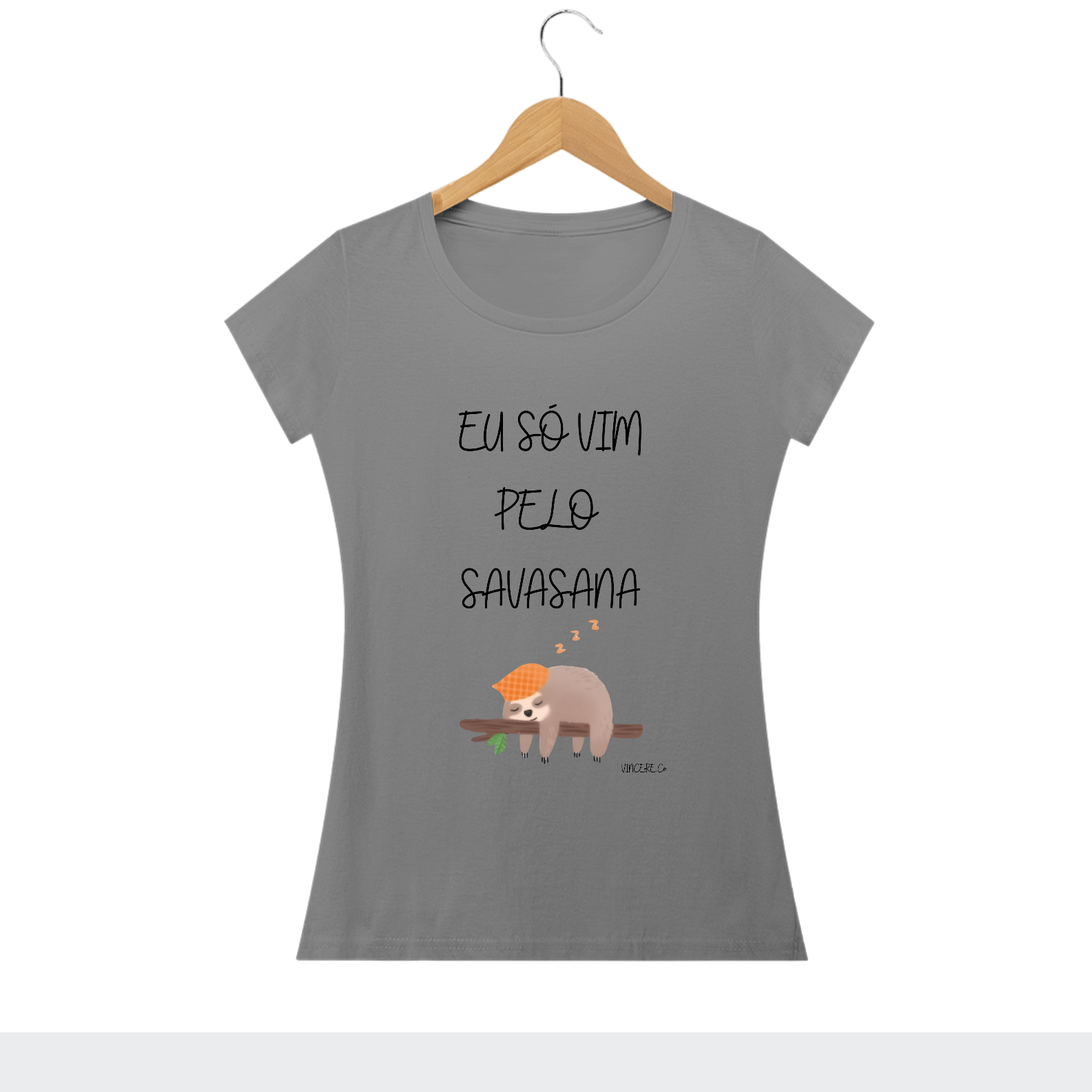 Camiseta Yoga - Só vim pelo Savasana