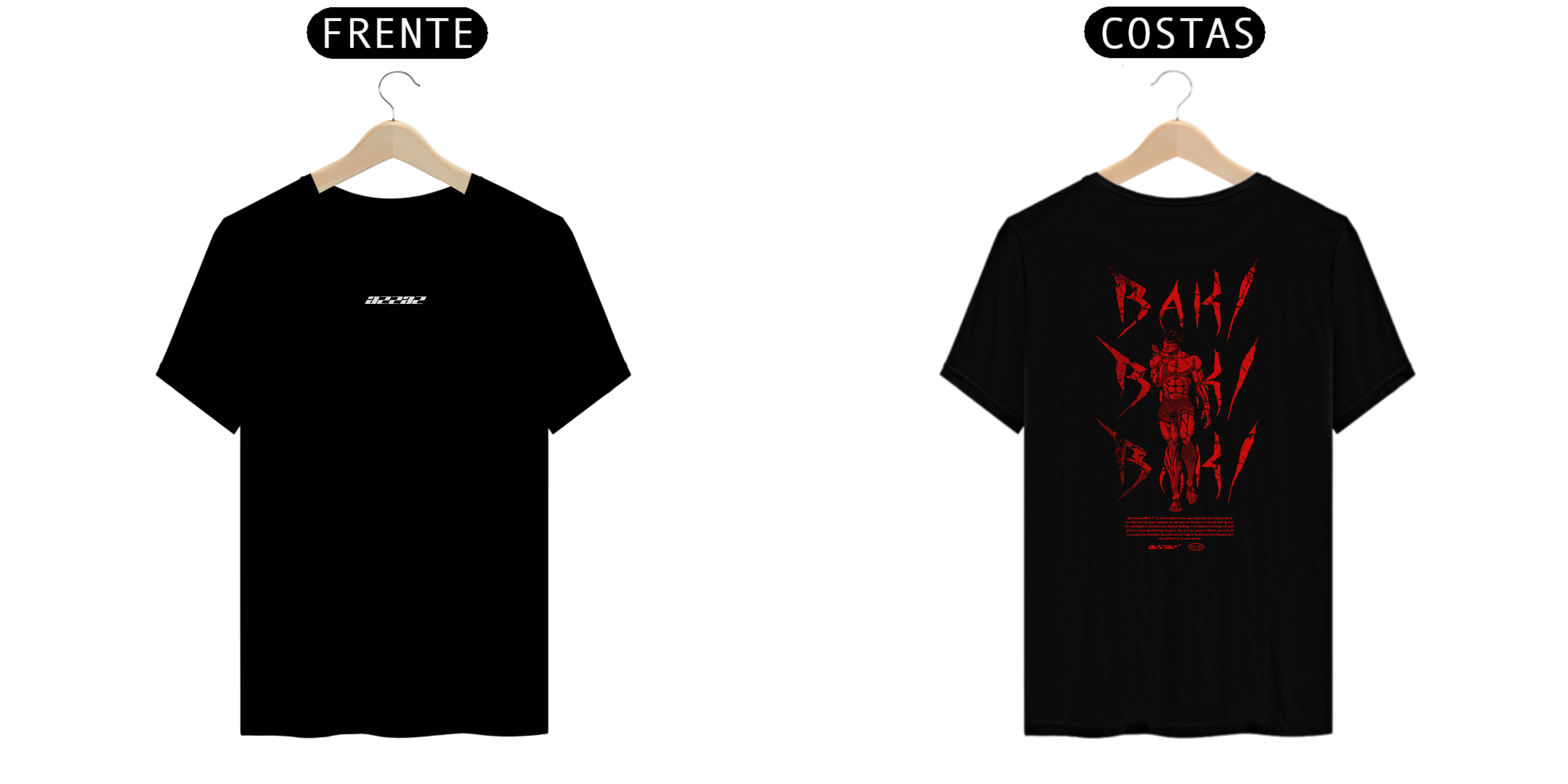 Camiseta | Baki Hanma - '' O CAMPEÃO''