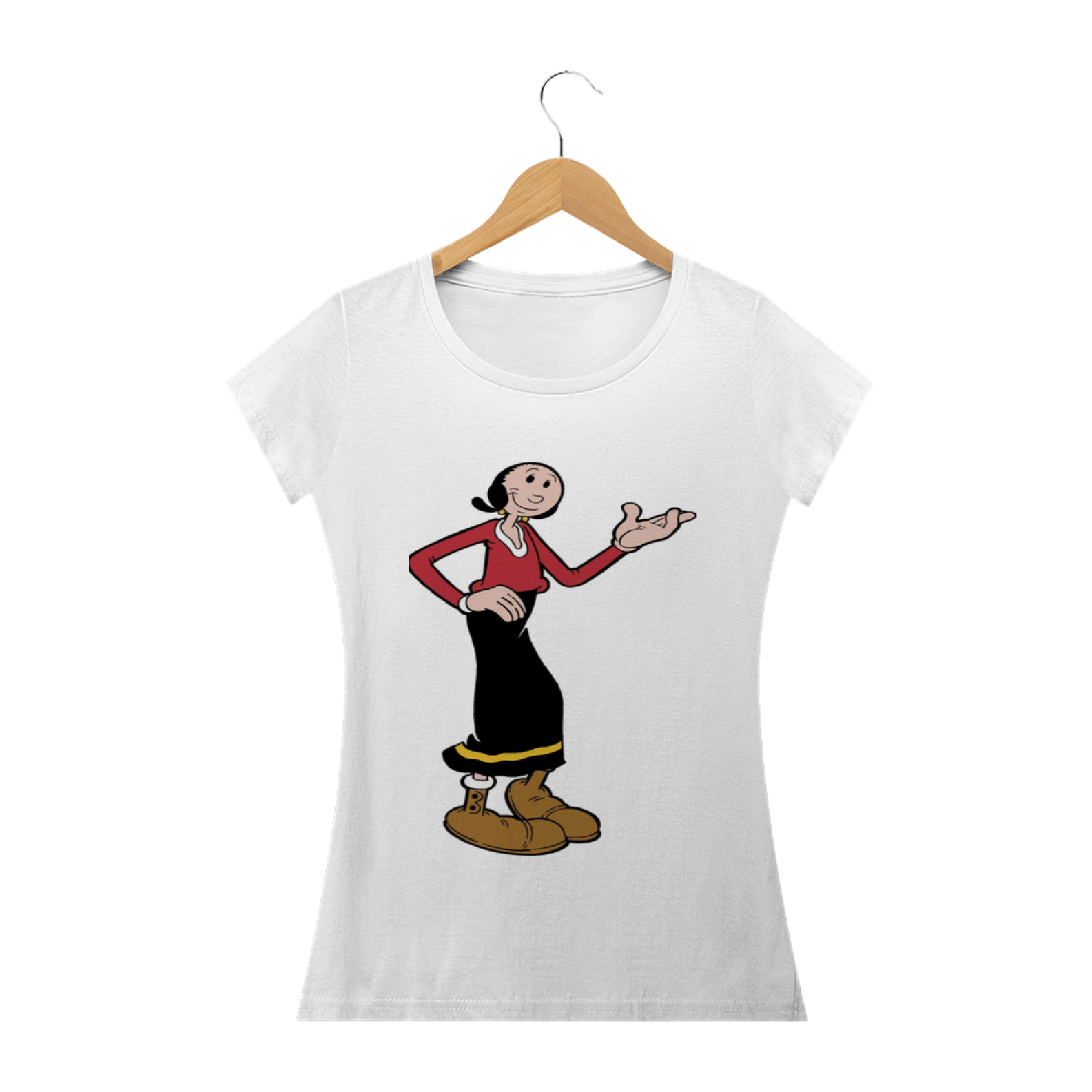 camiseta feminina olivia palito