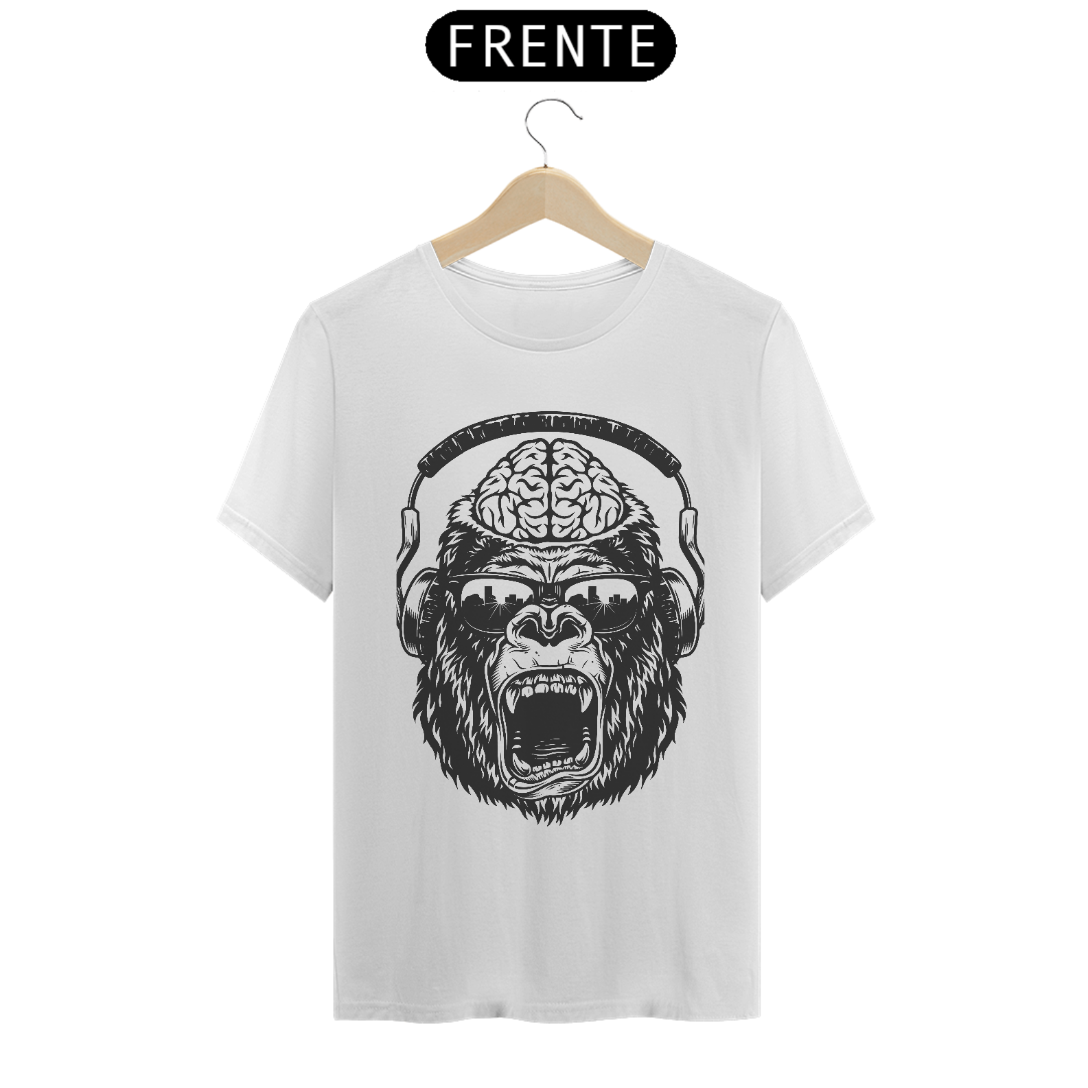 camiseta masculina monkey 