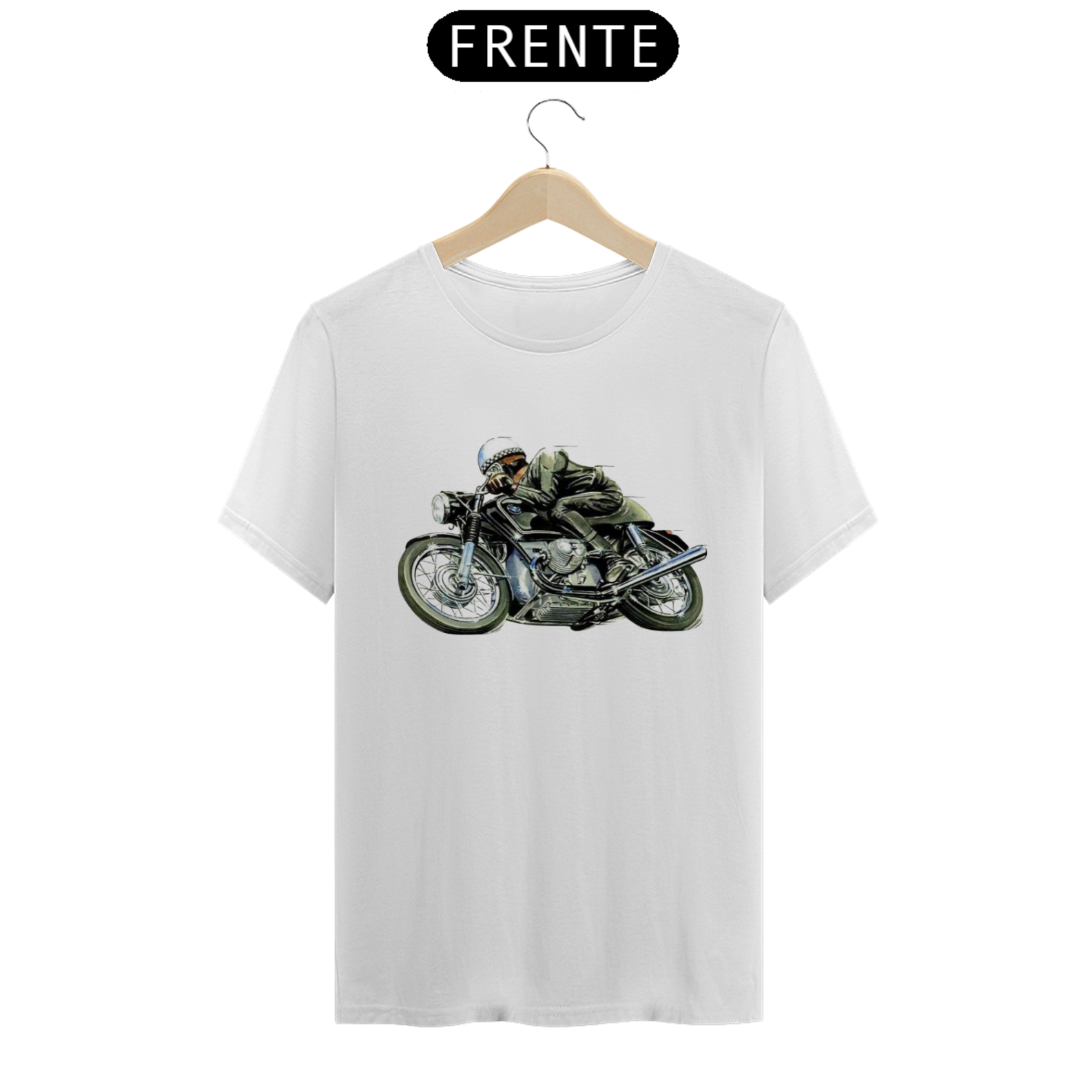 camiseta masculina cafe race