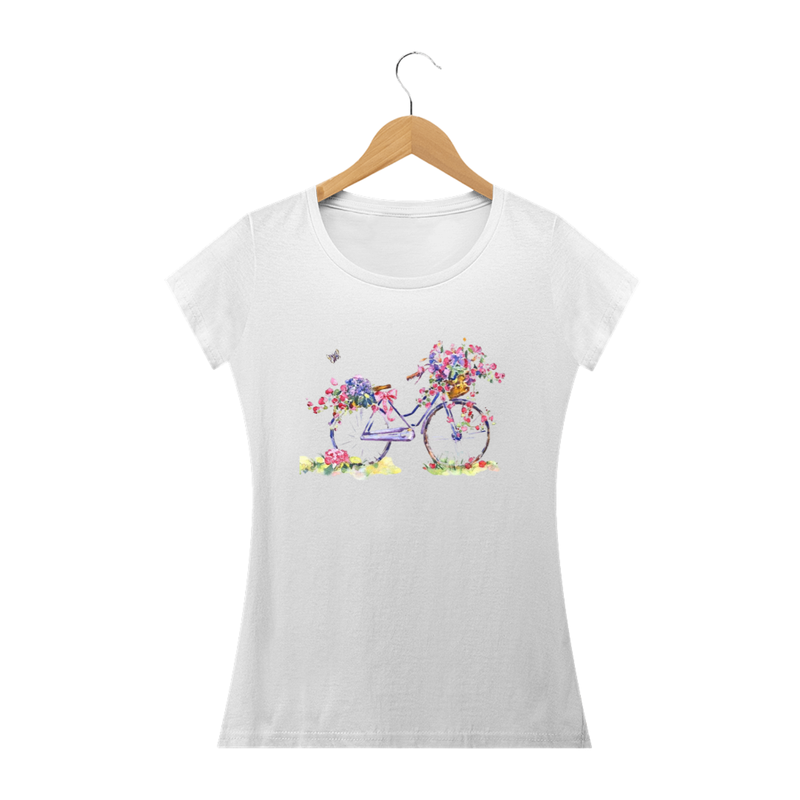 camiseta feminina bicicleta 