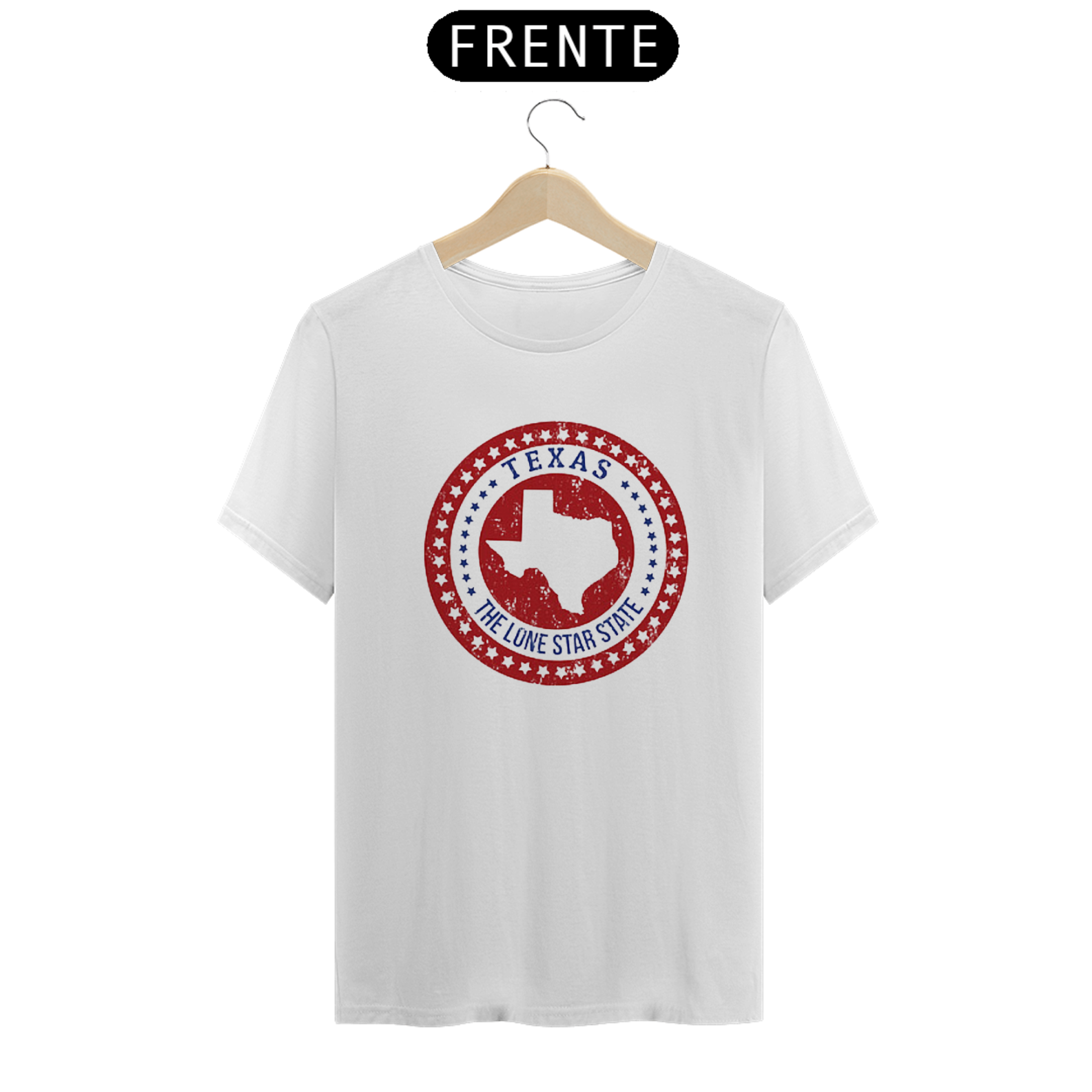 Camiseta masculina country Texas 