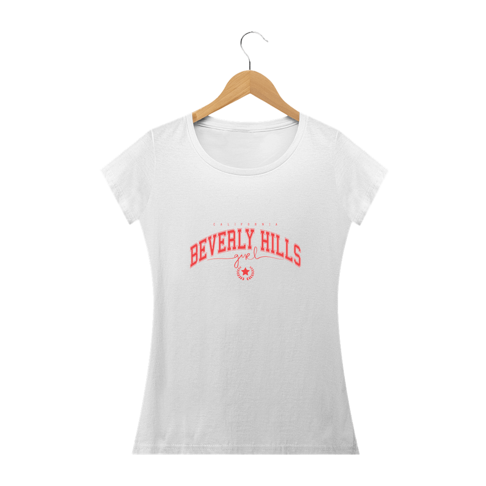 camiseta feminina college 