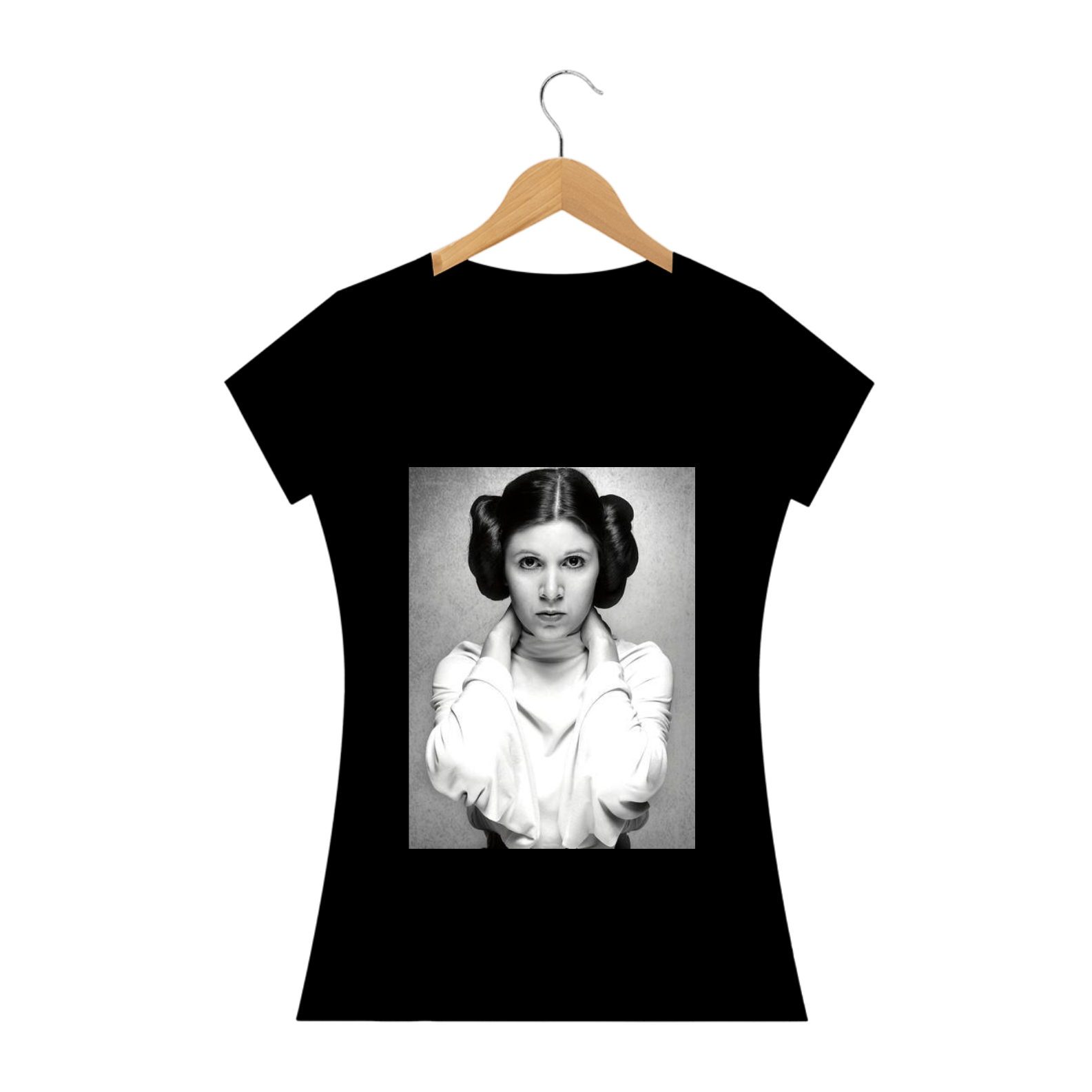 Nome do produto: camiseta feminina  princesa Leia 