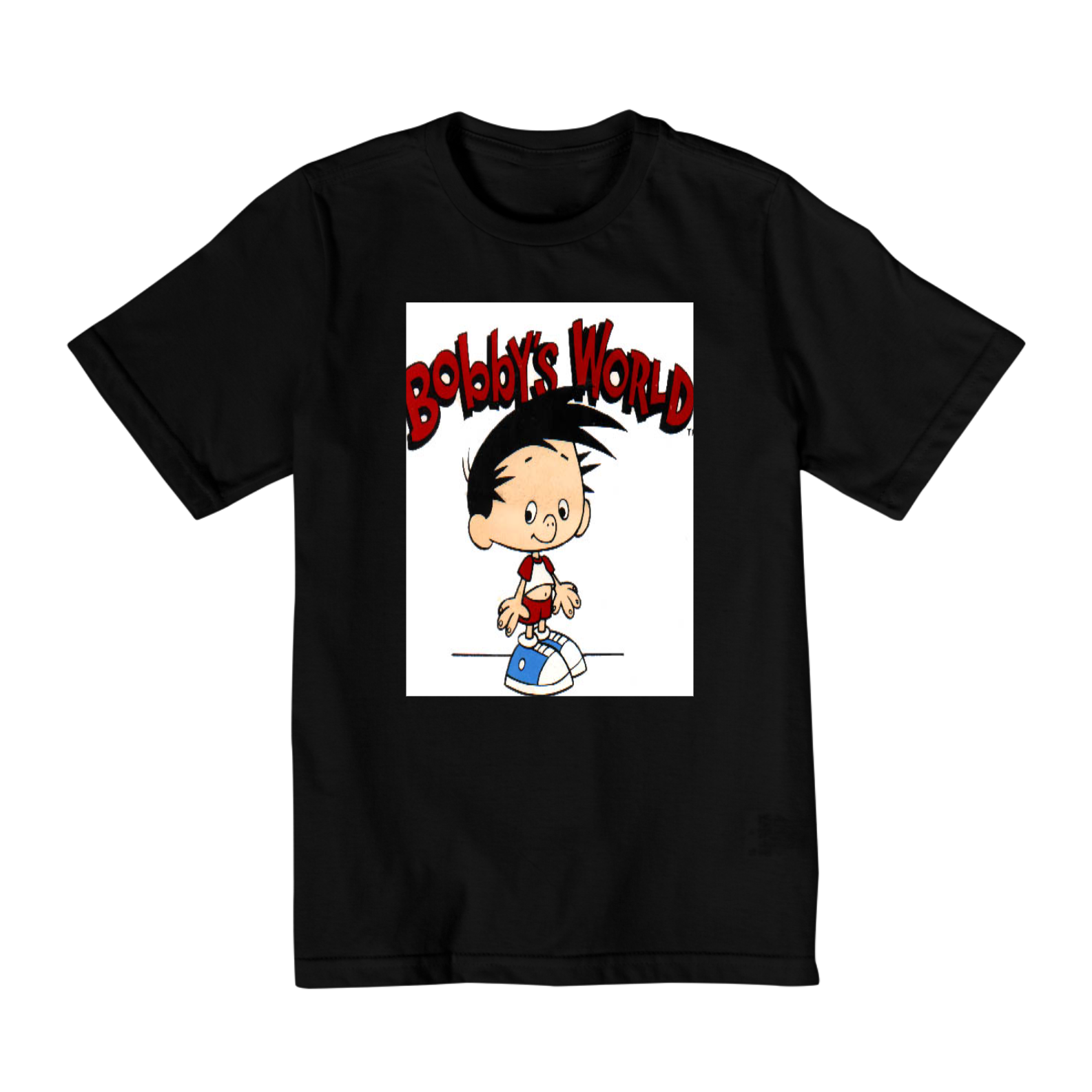 camiseta infantil o fantastico mundo de bob