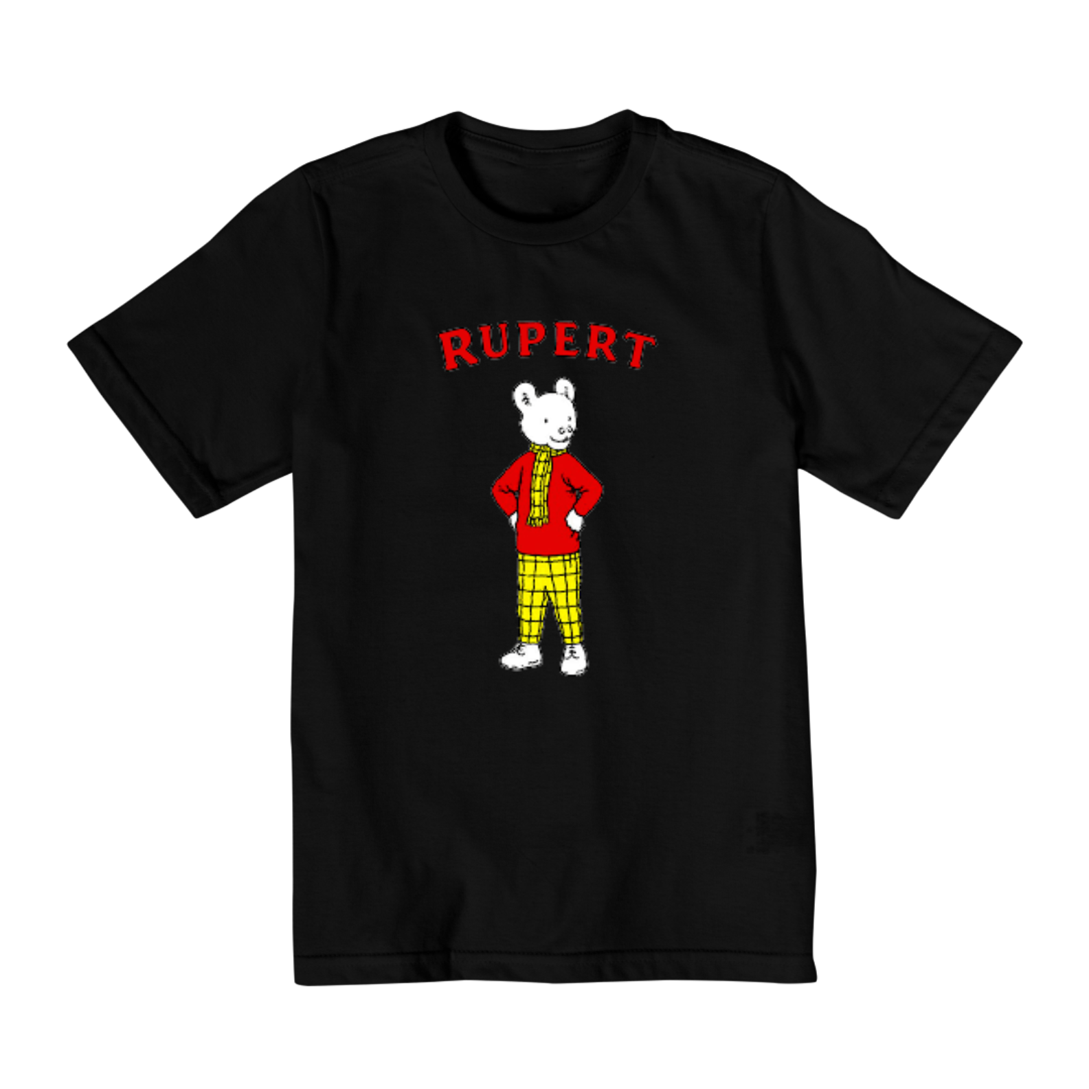 camiseta infantil ursinho rupert
