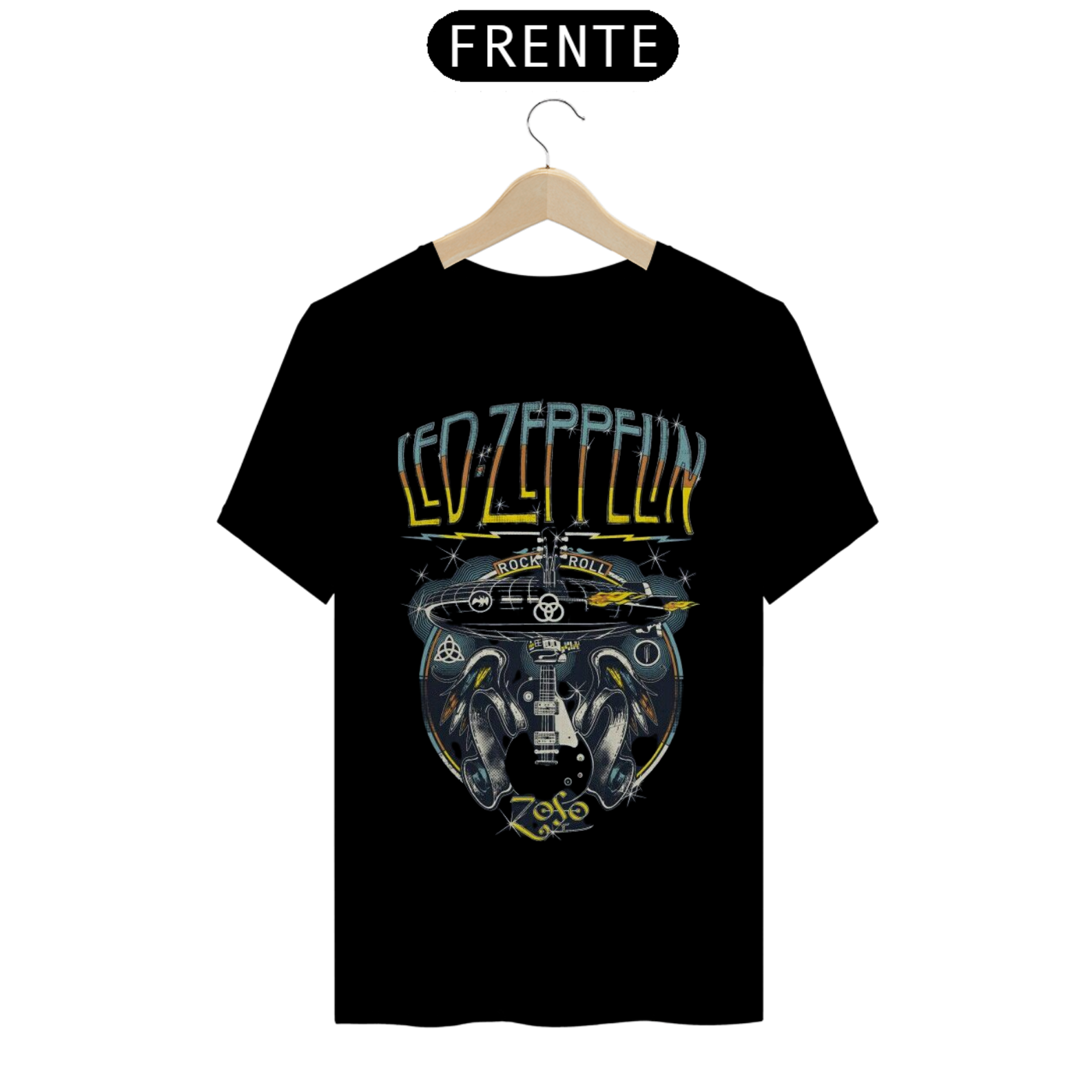Nome do produto: Camiseta Classic Led zeppelin